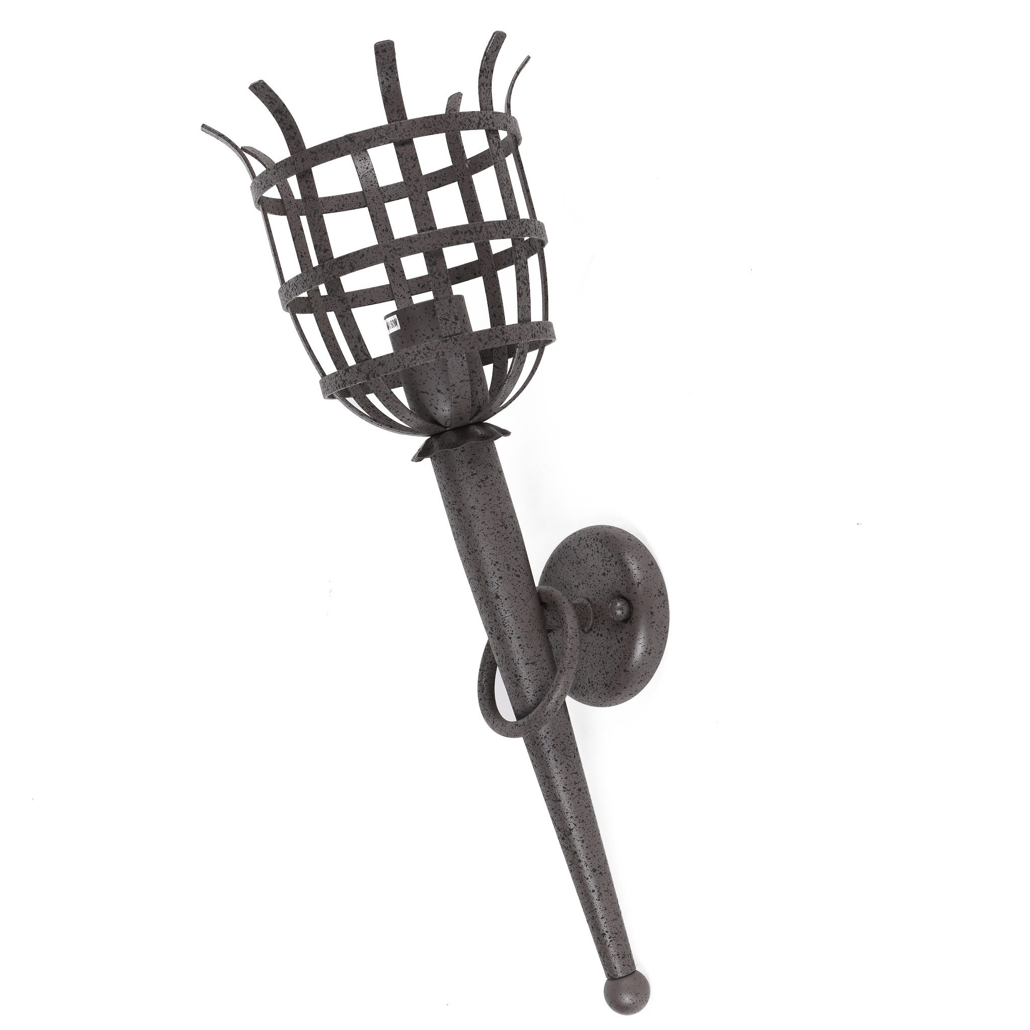 Home4Living Wandleuchte Wandfackel Wandlampe E27 Fackelleuchte Rostoptik 53 günstig online kaufen