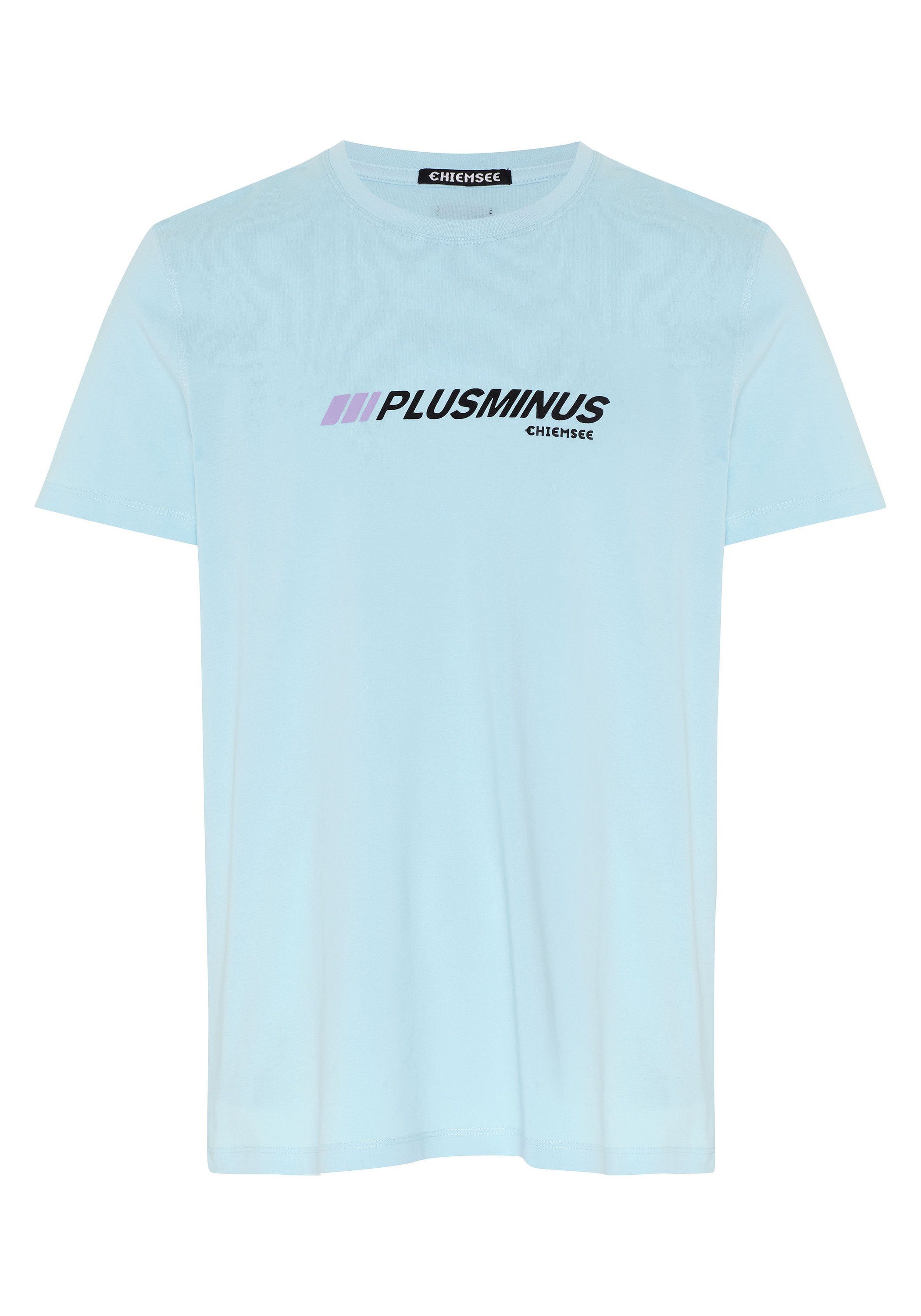 Chiemsee Print-Shirt T-Shirt mit PLUS-MINUS-Print Blue 1 Cool