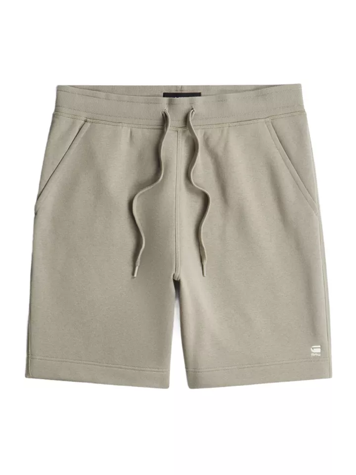 G-Star 3/4-Sweathose natur, Freizeit, Bio-Baumwolle, Unifarben, Slim Fit