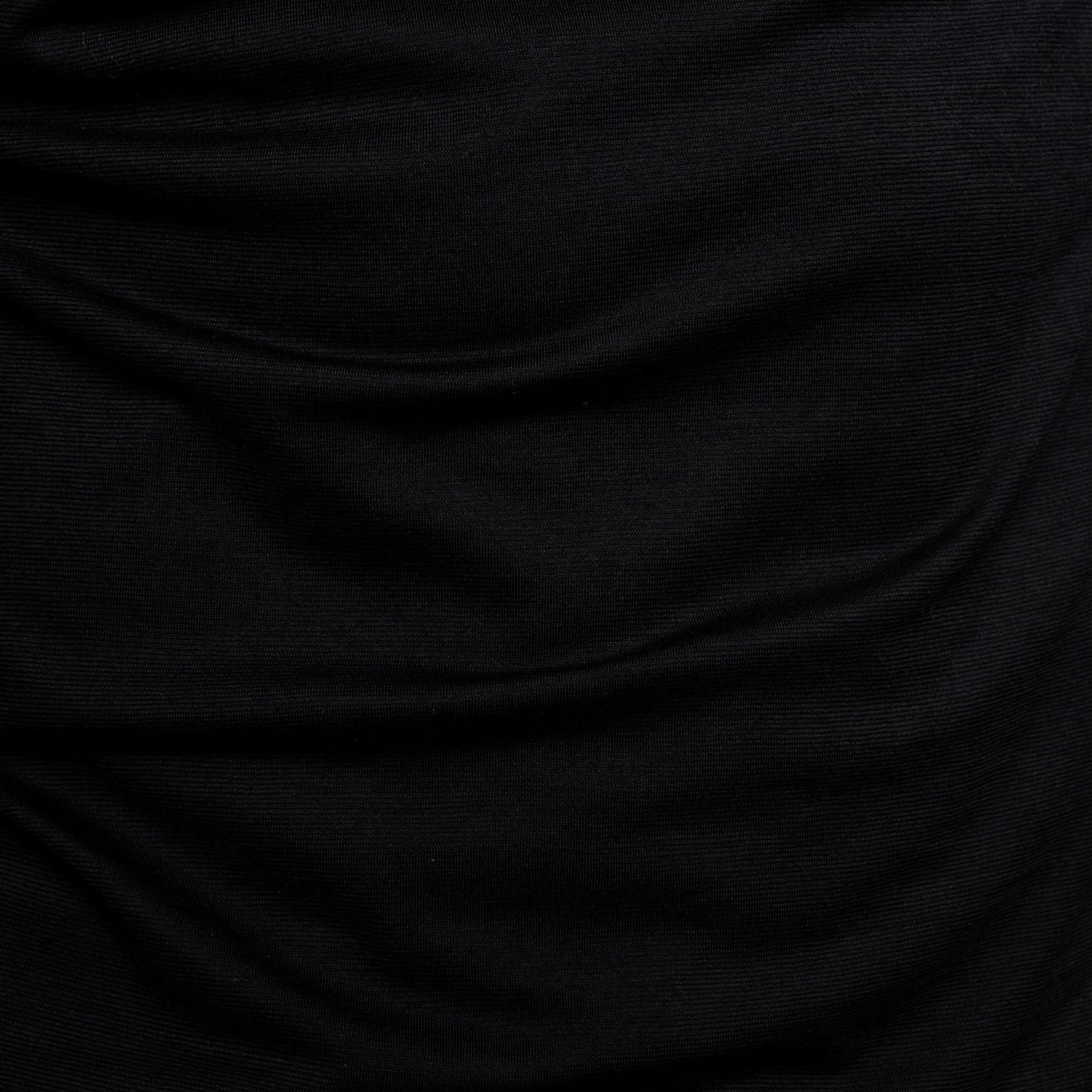 Tom Fyfe T-Shirt TOM FYFE Merino T-Shirt V-Ausschnitt Herren Schwarz / S