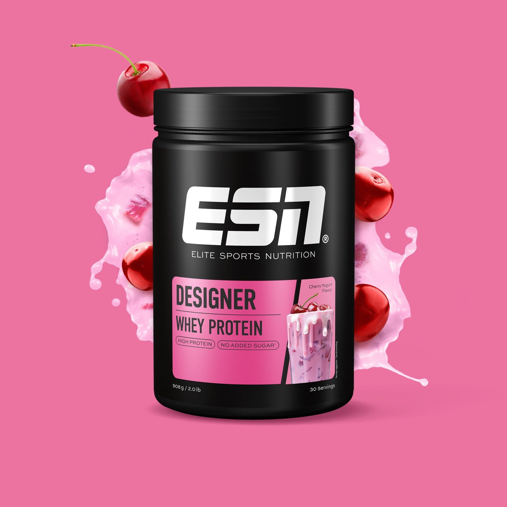ESN Designer Whey 908g - Cherry Yogurt Pulver