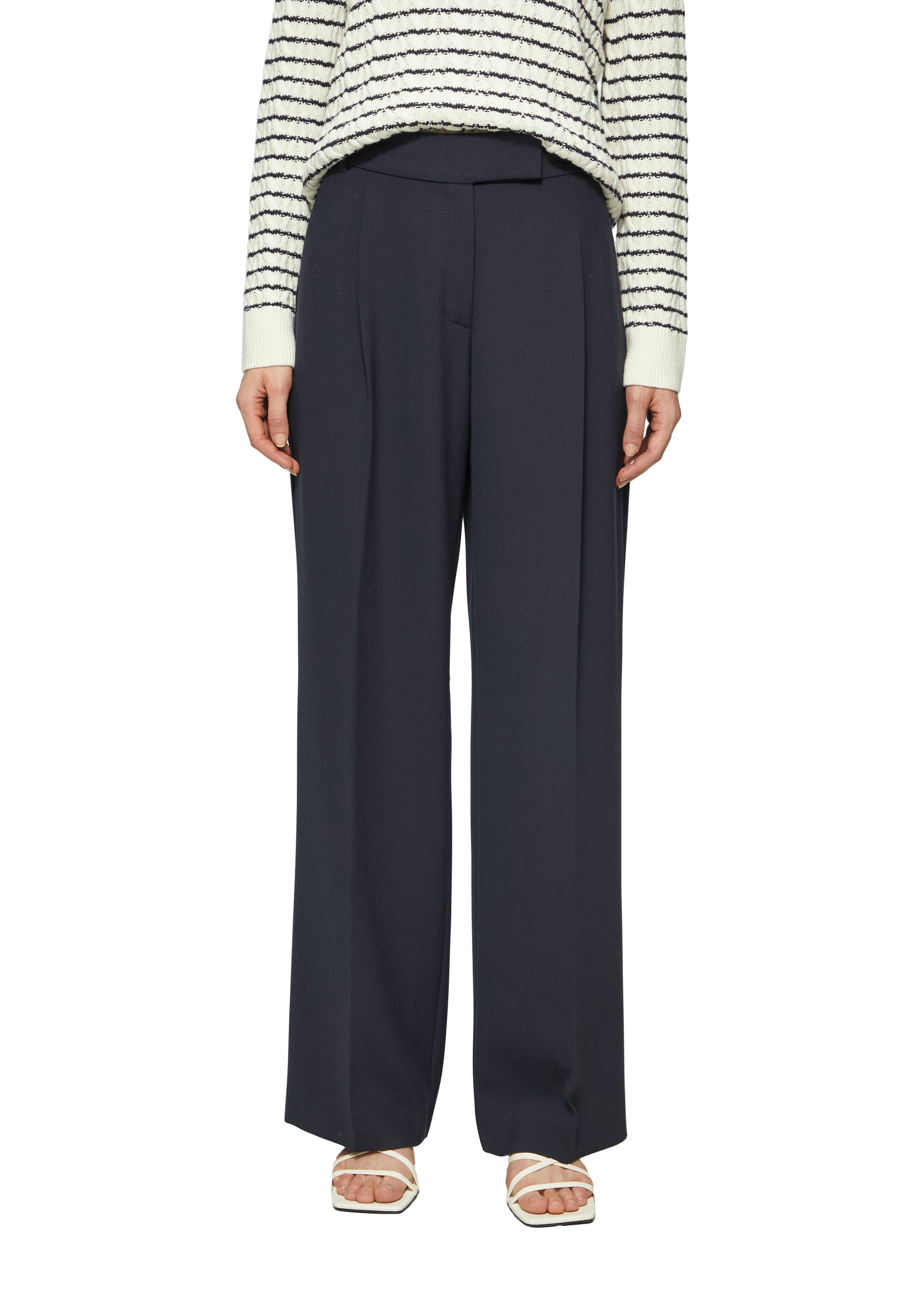 s.Oliver BLACK LABEL Anzughose mit Bügelfalte günstig online kaufen