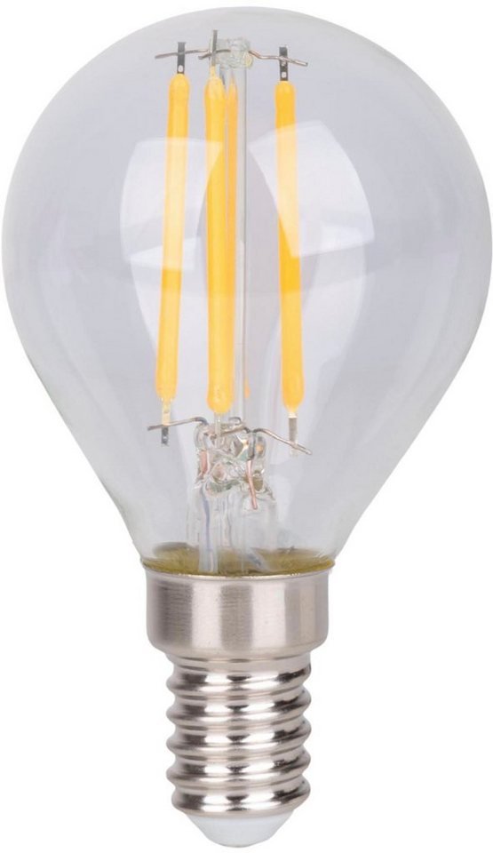näve LED-Leuchtmittel Daffy, E14, 6 St., Warmweiß, 6er Set, birnenform