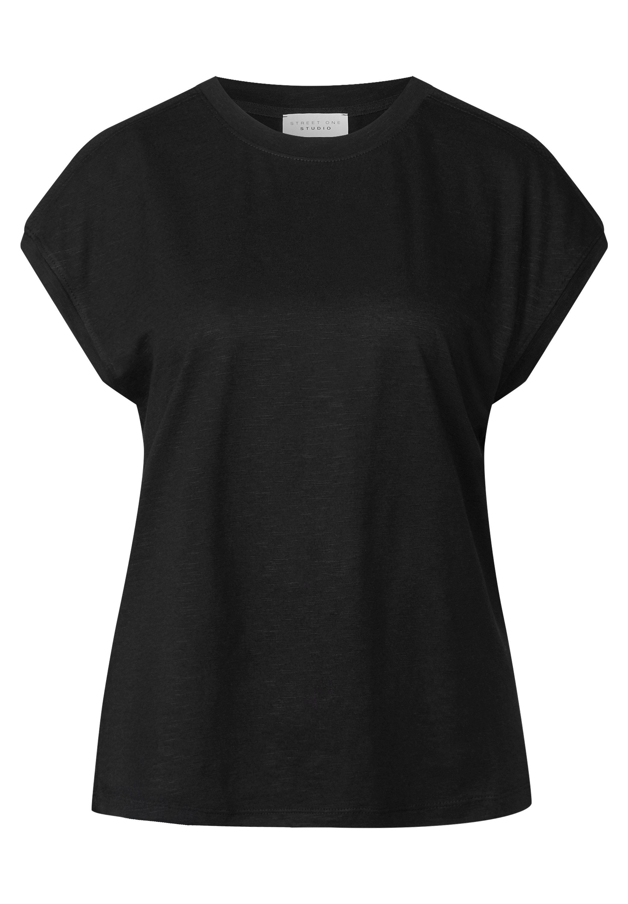 STREET ONE STUDIO T-Shirt mit Rundhalsausschnitt
