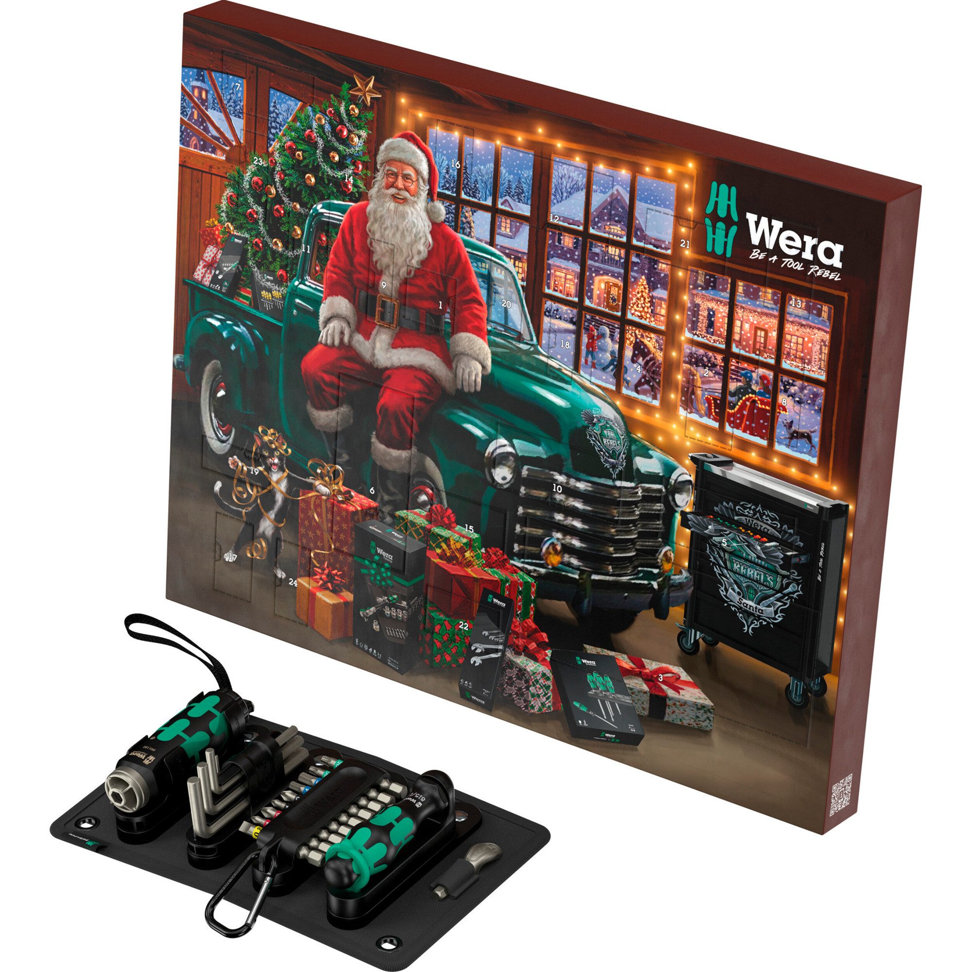 Wera Werkzeugset Wera Adventskalender 2026, Werkzeug-Set, (24-tlg)