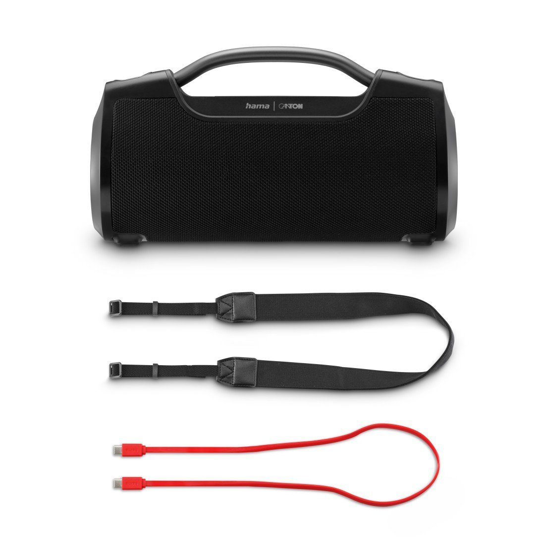 Hama Bluetooth Lautsprecher Akku (Musikbox wasserdicht IPX6, PowerPack 60W) Bluetooth-Lautsprecher Stereo (A2DP Bluetooth, AVRCP Bluetooth, Bluetooth, HFP, 60 W)
