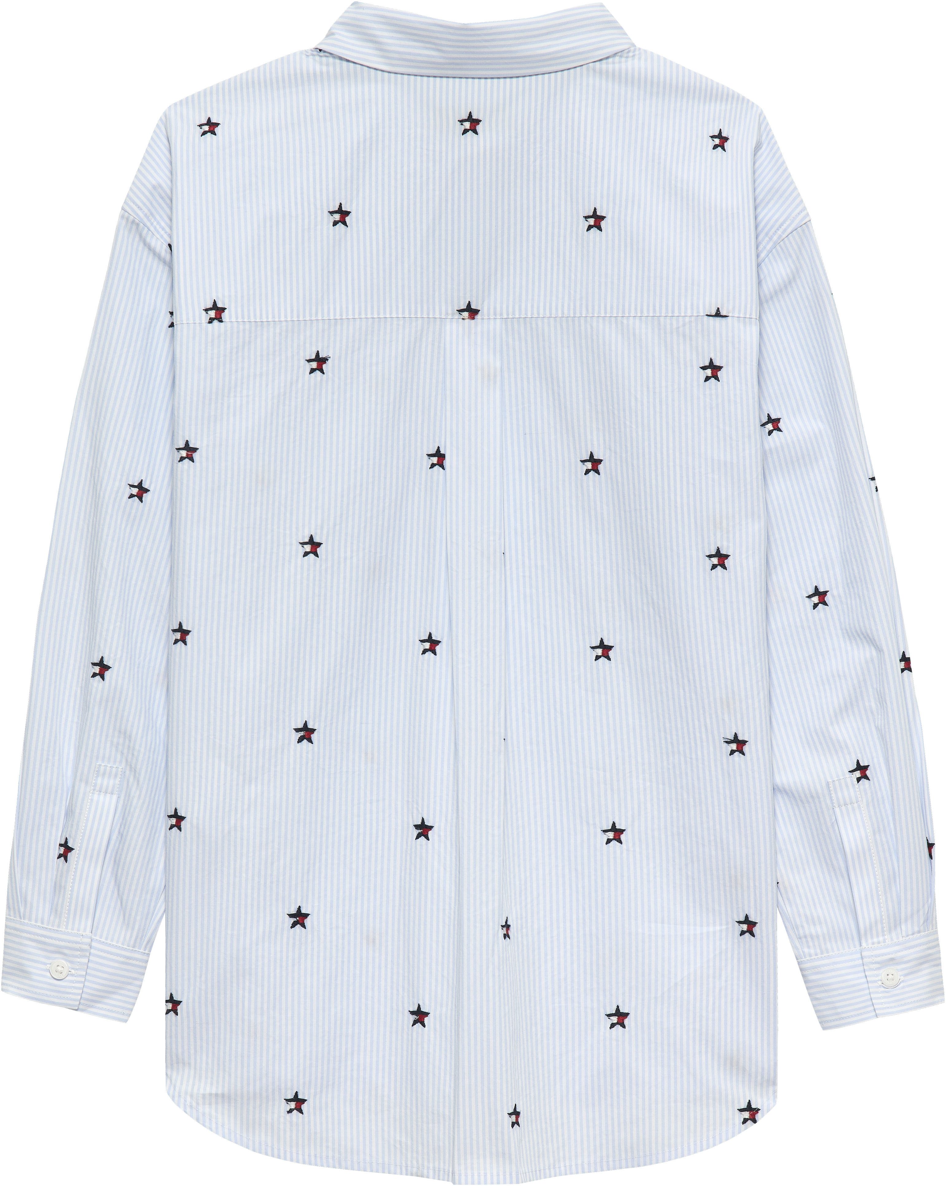 Tommy Hilfiger Hemdbluse STRIPED STAR SHIRT LONG SLEEVE Kinder bis 16 Jahre, mit Stickereien – Bild 5 von 5