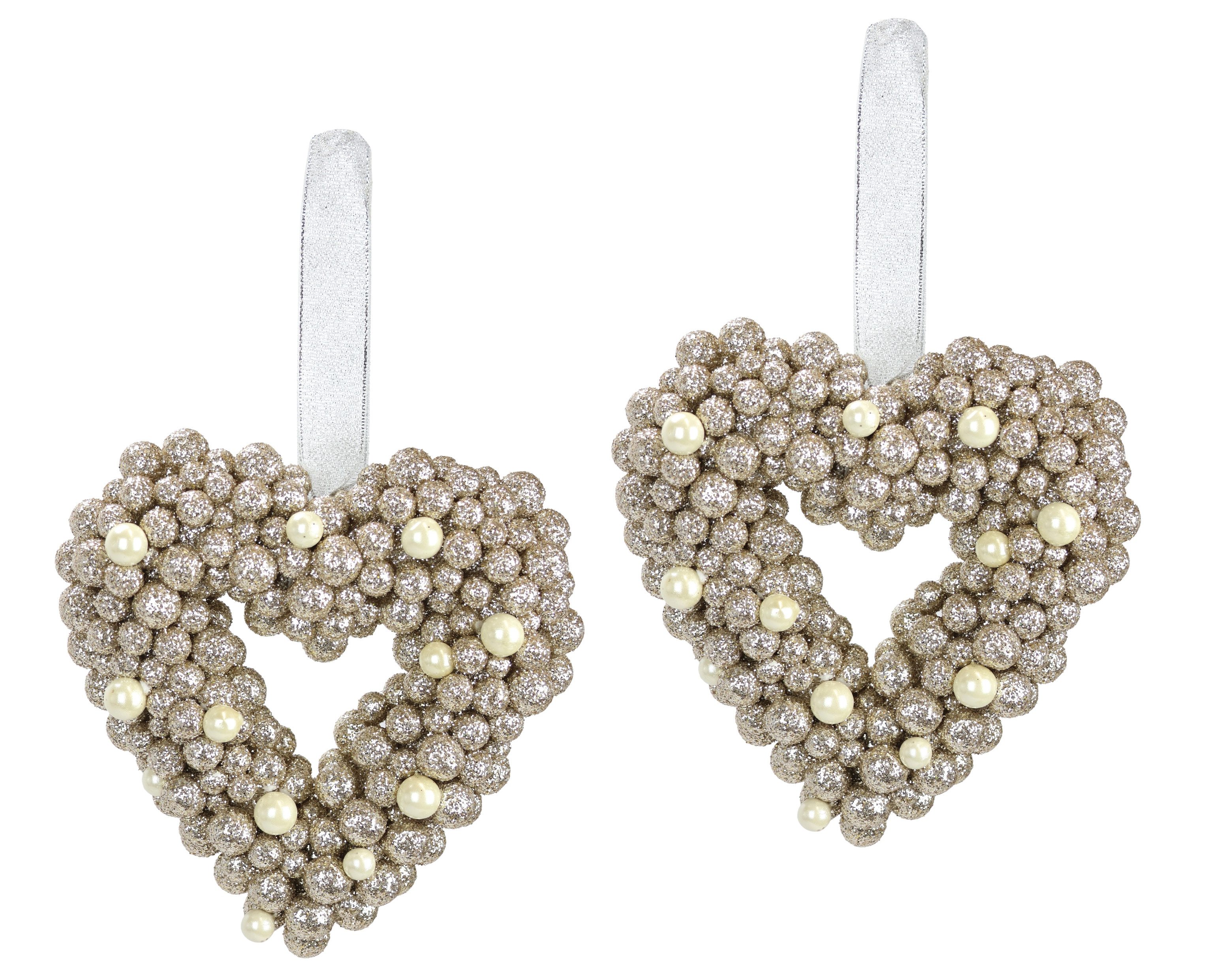 Kunstkranz Perlenherz zum Hängen, I.GE.A., Höhe günstig online kaufen