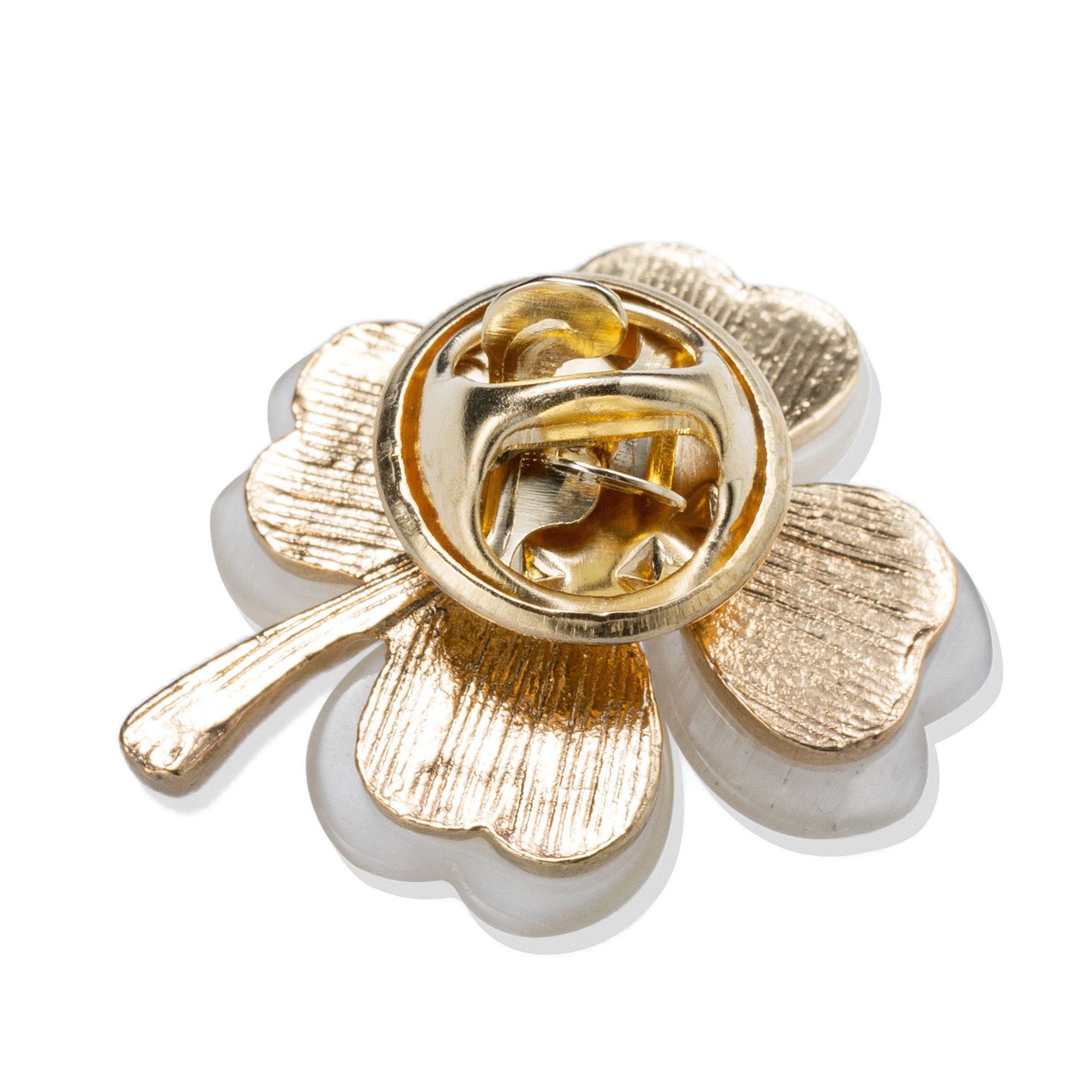 Firetti Brosche Schmuck Geschenk Messing Ansteckschmuck Blume