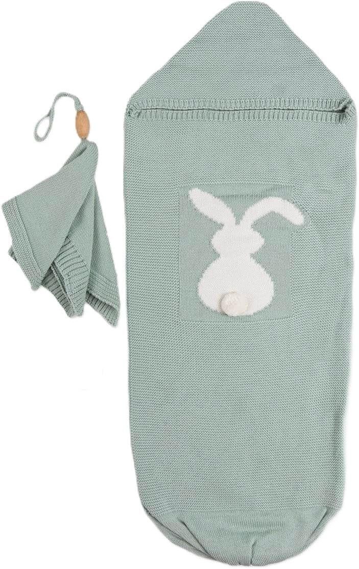 Minora Strickkleid Minora Baby Strickwaren Cocoon Swaddle Set, 0-8 Monate, Neugeborene