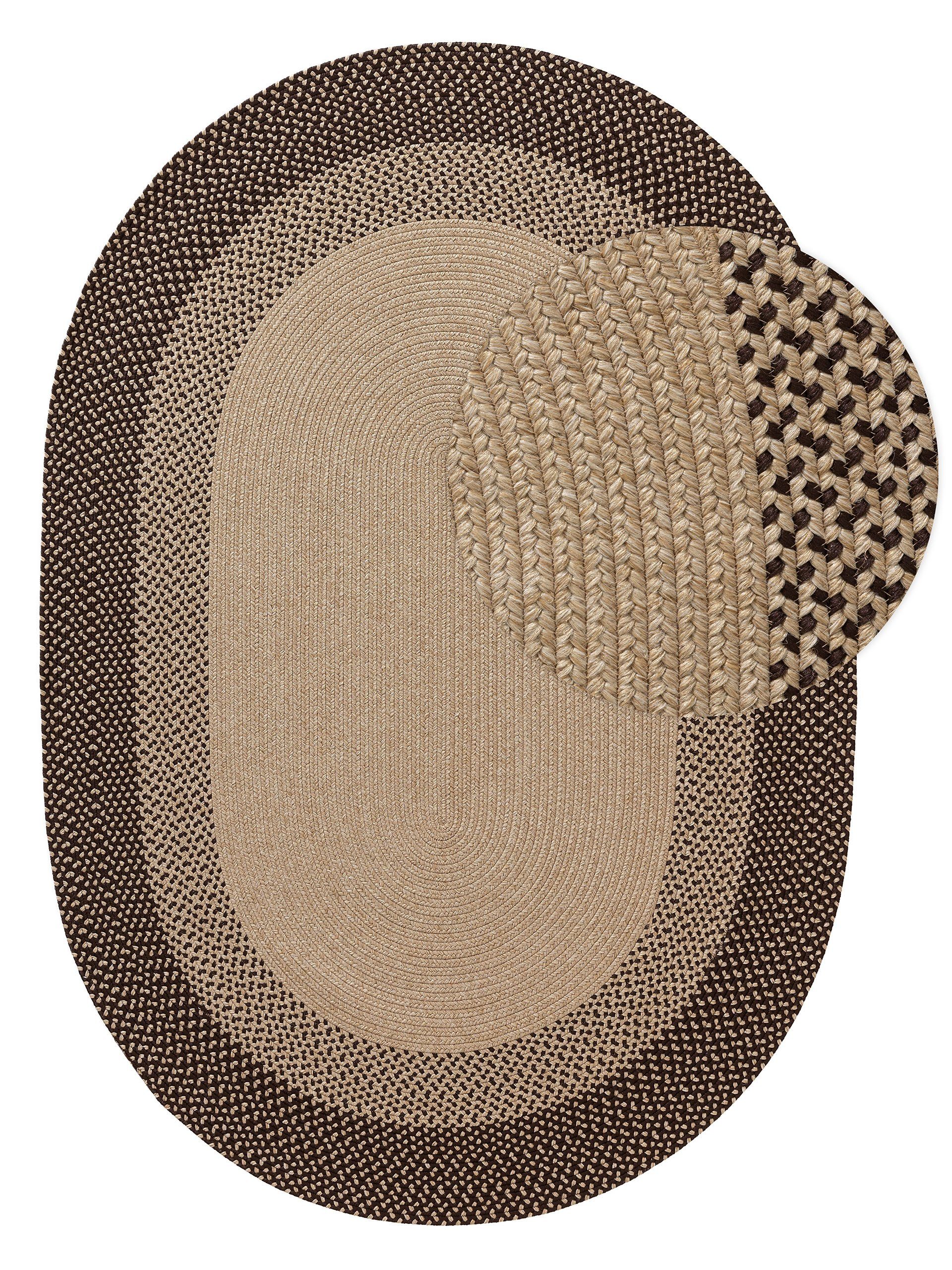 benuta Outdoorteppich Nandi, oval, Höhe: 5 mm, Kunstfaser, Berber, Ethno-Style, Wohnzimmer