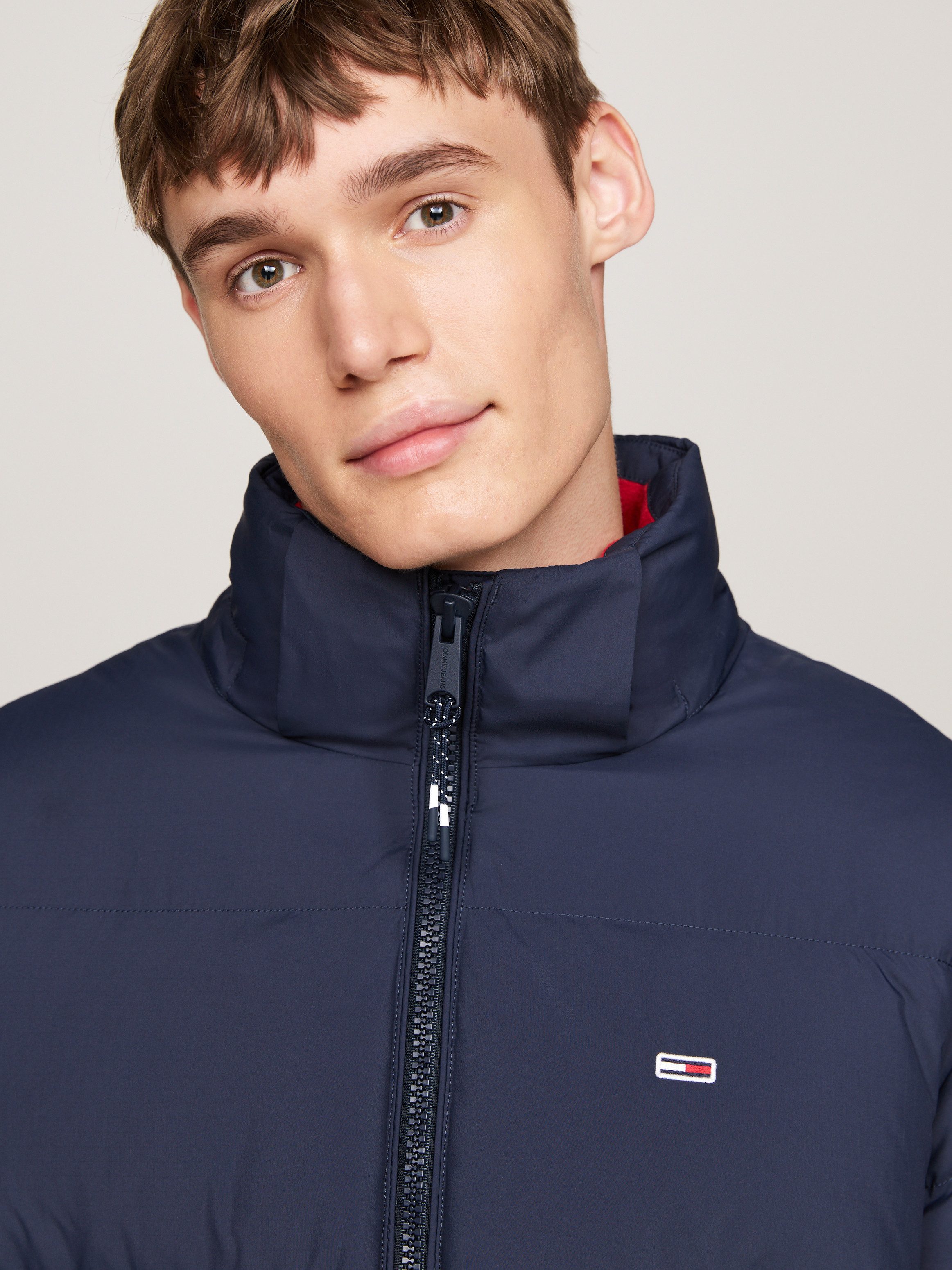 Tommy Jeans Steppjacke TJM ESSENTIAL DOWN PARKA Daunenjacke, Übergangsjacke mit Kapuze