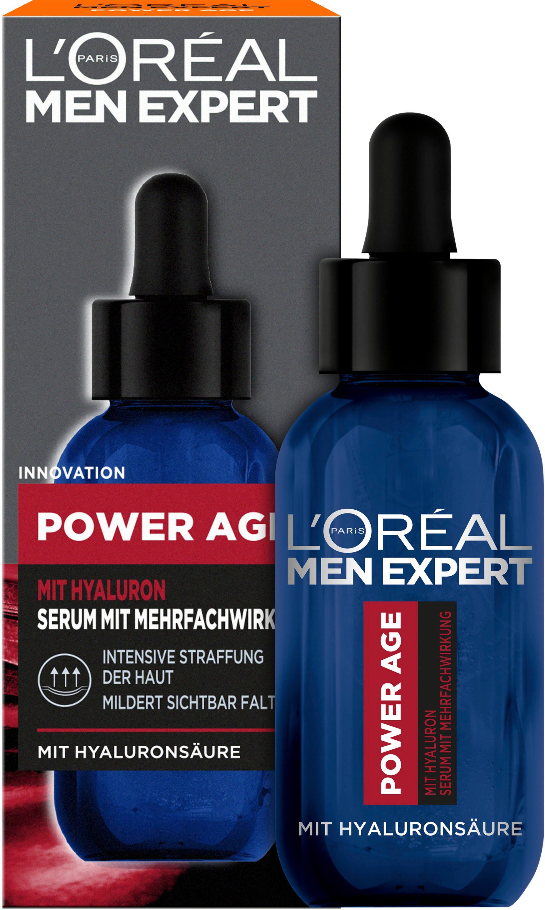 L'ORÉAL PARIS MEN EXPERT Pflege-Set Power Age-Set: Serum & Pflege, mit Hyaluron