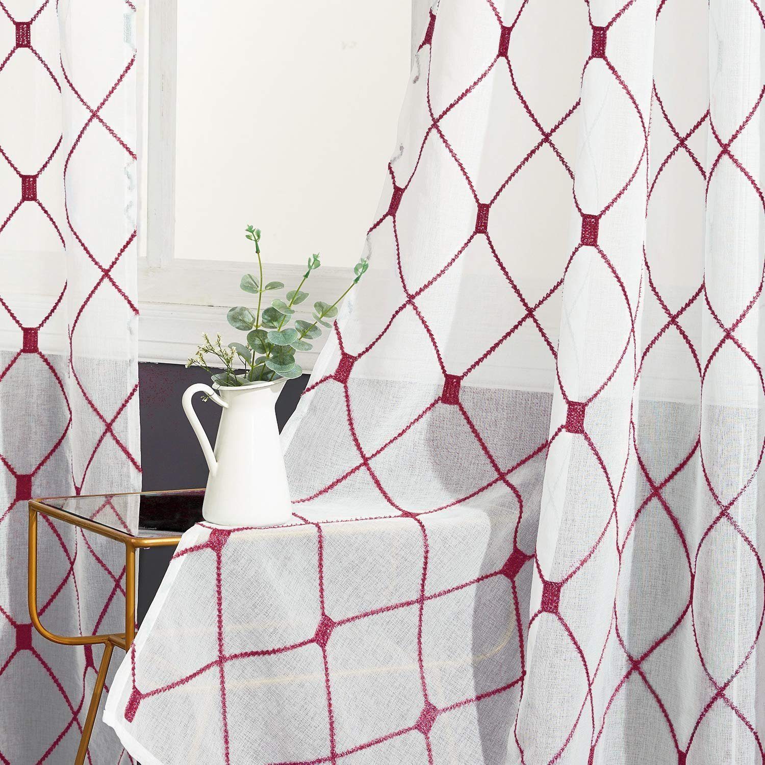 BYSURE Gardine, Ösen (2 St), transparent, günstig online kaufen