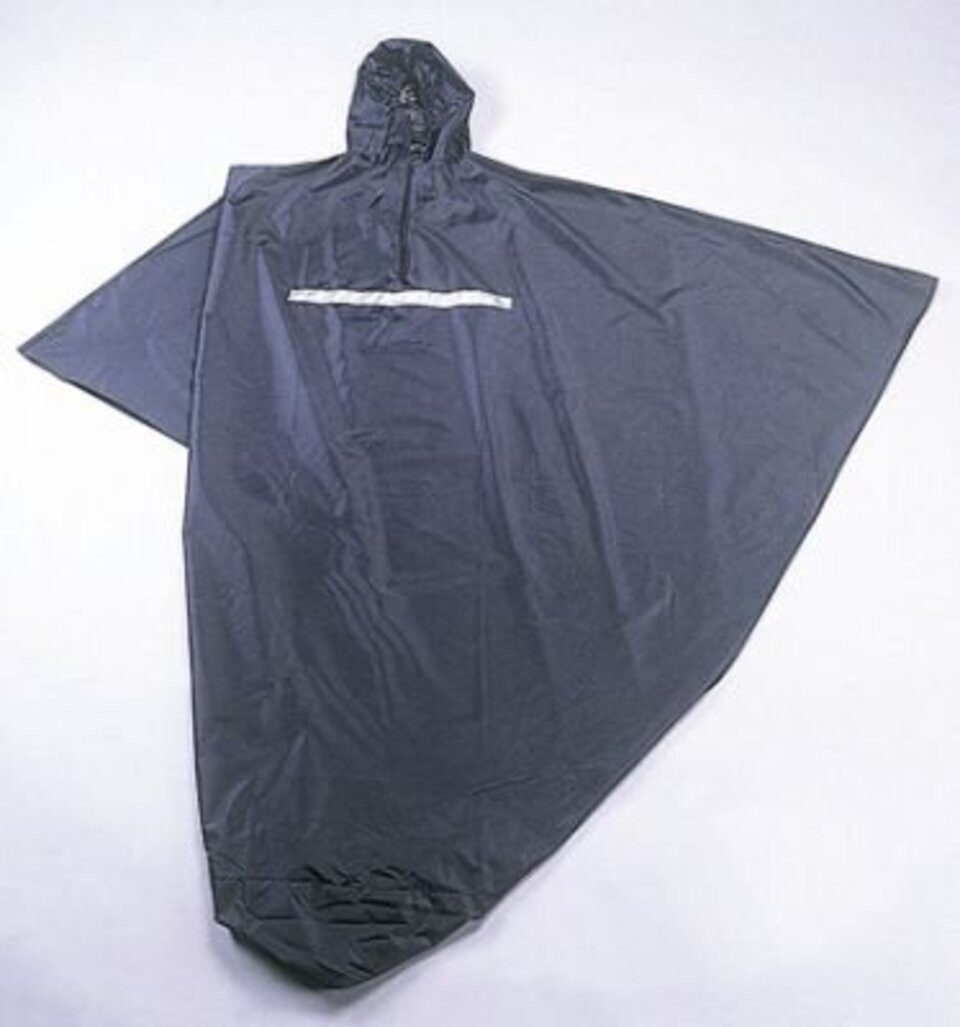 DocMed Regenponcho Rollator-Poncho (Hochwertiges, langlebiges Material, WInd und Wetterfest) Kapuze mit Sichtfenstern und Sicherheitsreflektoren