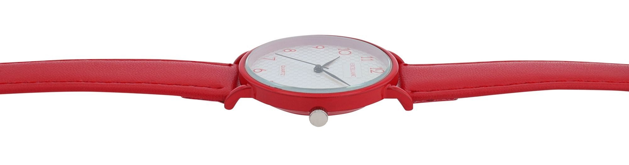 EXCELLANC Quarzuhr 1900304 mit Lederimitationsband, 3 ATM, Mineralglas günstig online kaufen