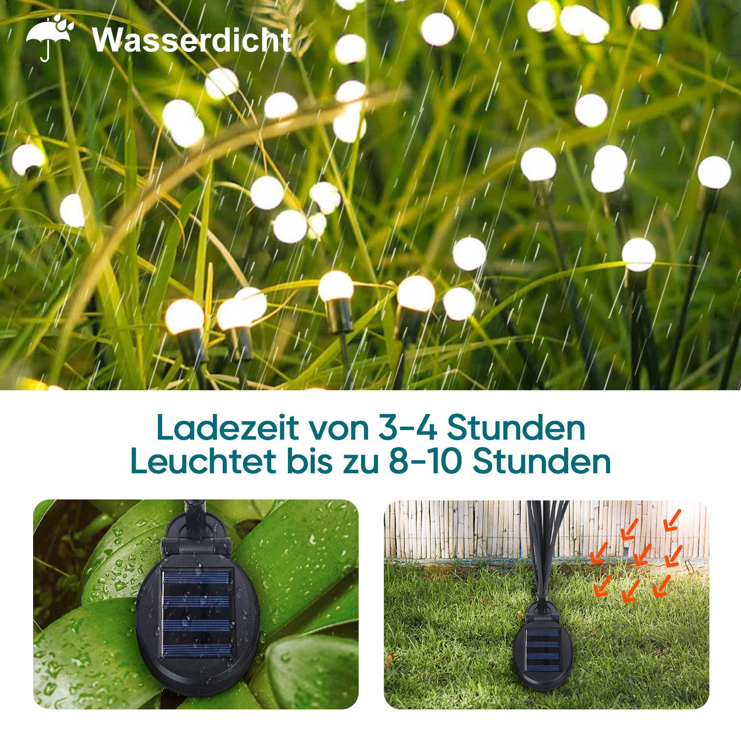 Salcar LED Solarleuchte Solarleuchten Garten 2er günstig online kaufen