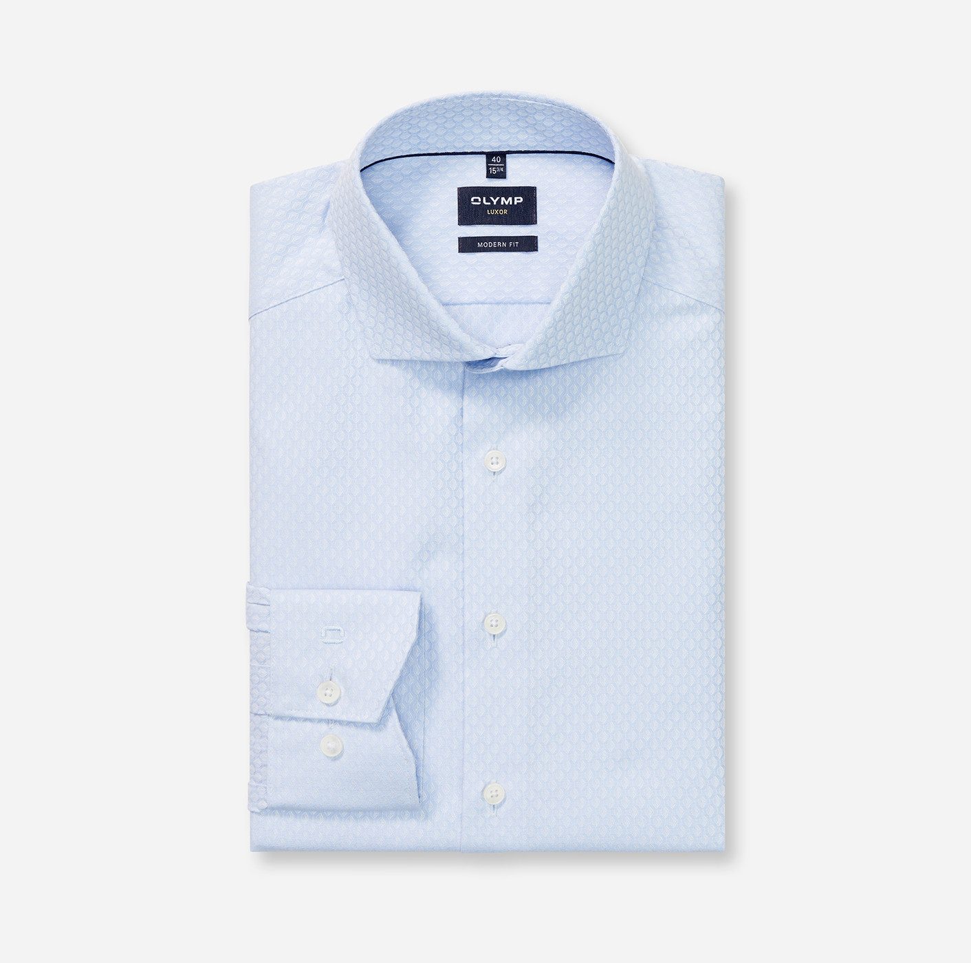 OLYMP Langarmhemd Luxor modern fit feine Struktur, Businesshemd. Royal-Kent günstig online kaufen