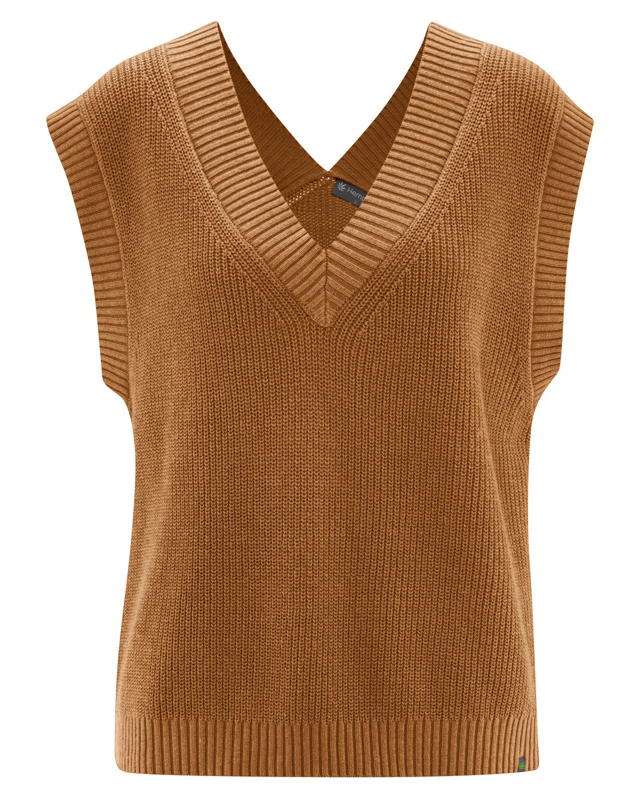 HempAge Cardigan Modischer Pullunder aus Hanf/Biobaumwolle Casual Fit