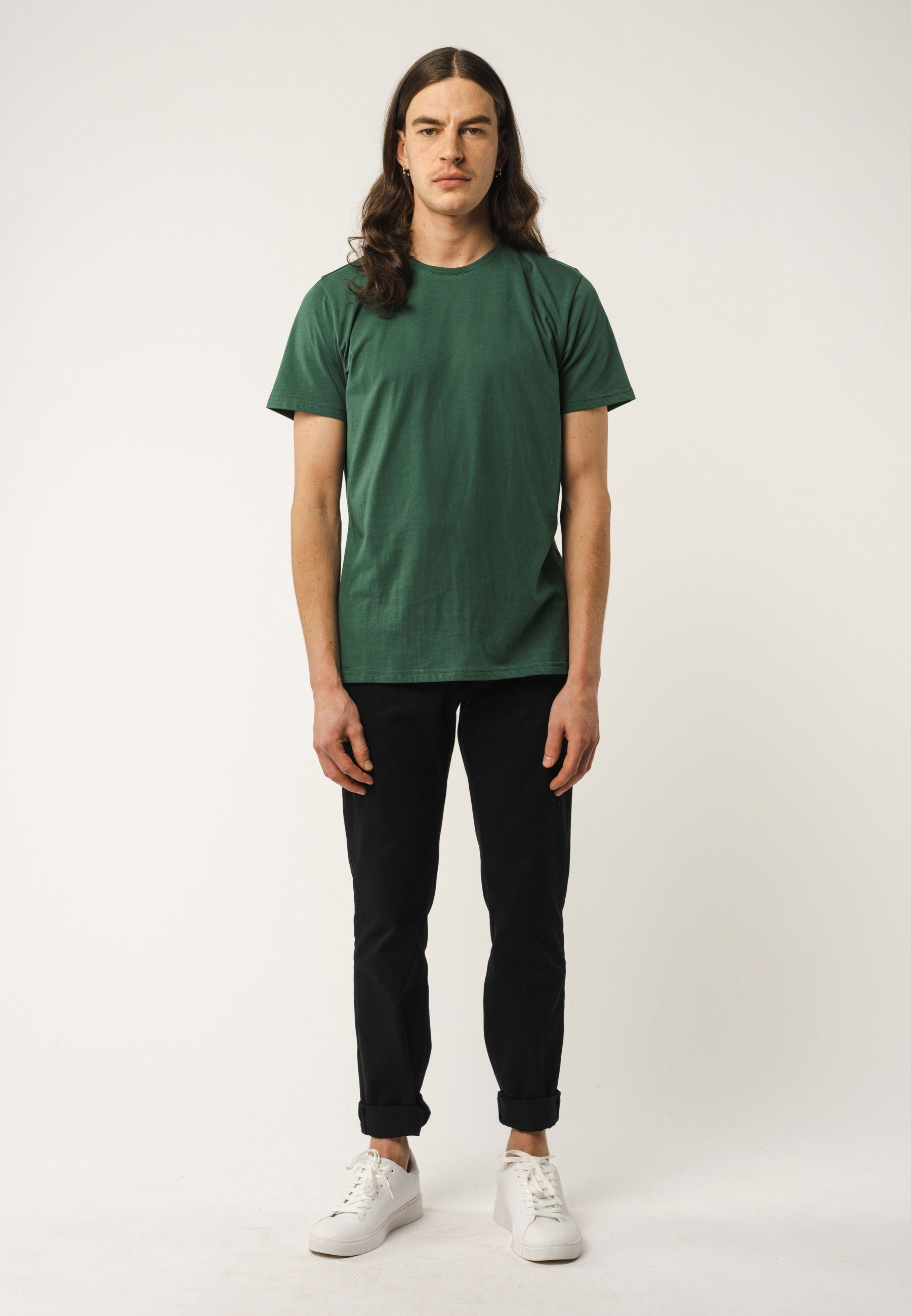 T-Shirt Basic bottle MELA Kurzarmshirt green