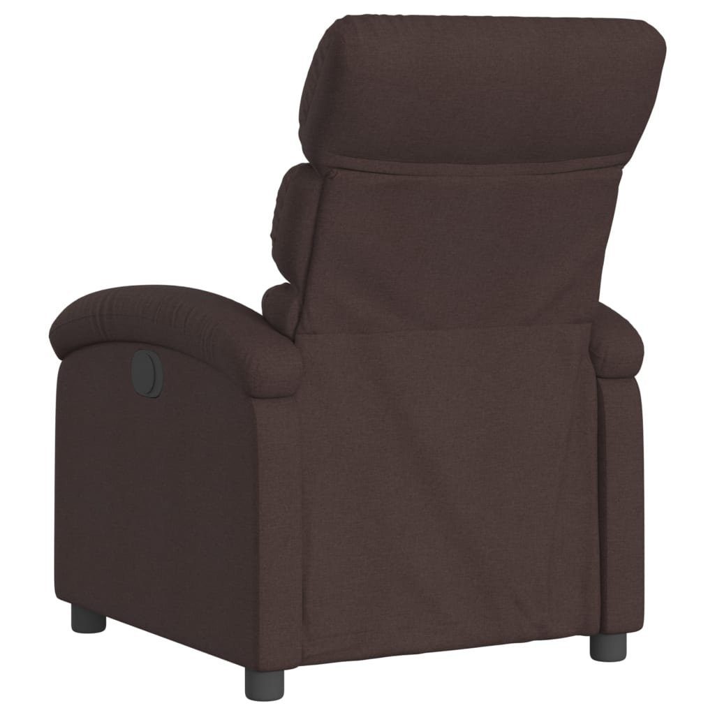 Dunkelbraun (1-St) vidaXL Sessel Relaxsessel Stoff