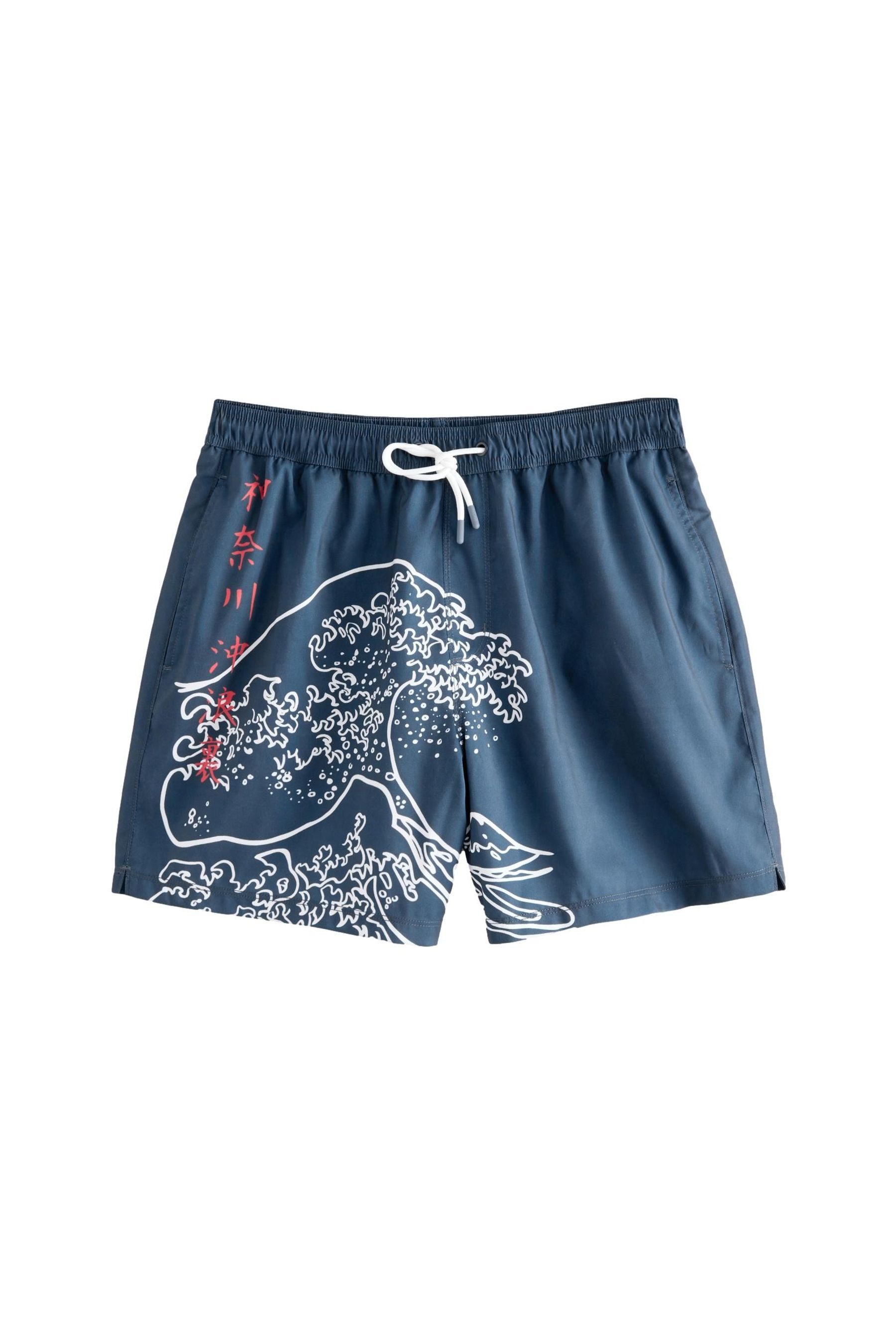 Next Badeshorts Lizenzierte Badeshorts mit Blätter-Print günstig online kaufen