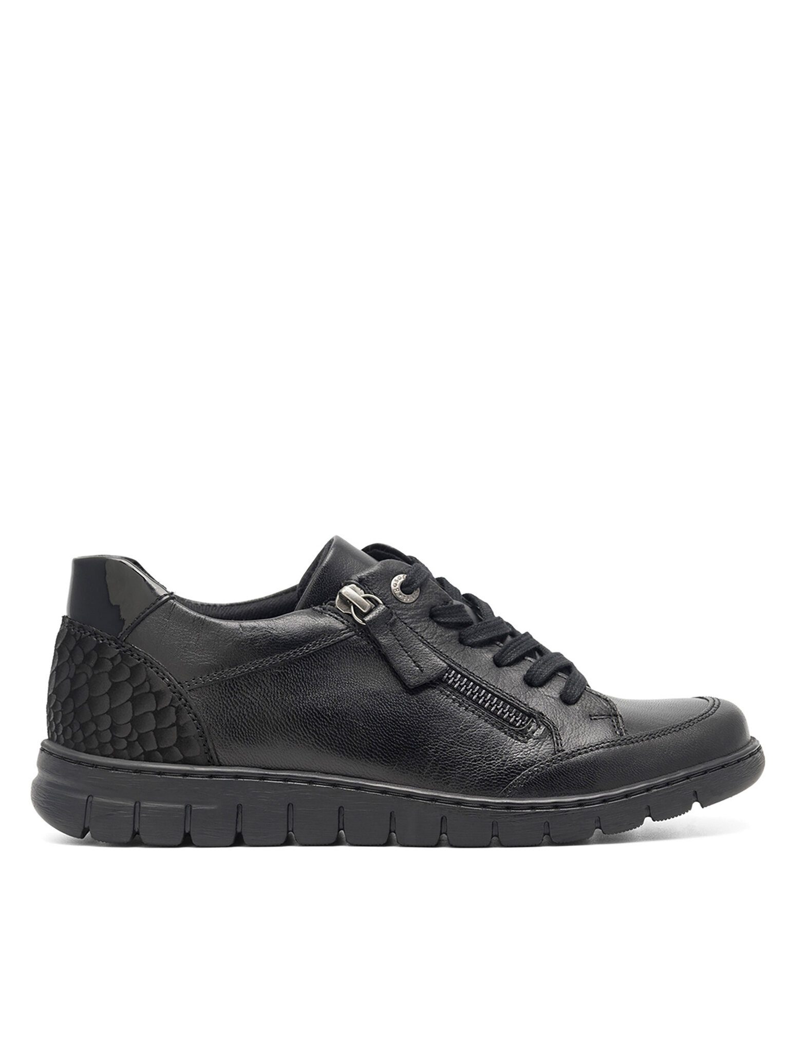 Go Soft Halbschuhe Damen WI23-GHANA-04 Schwarz Schnürschuh