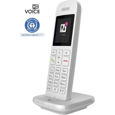 Telekom Speedphone 12 DECT-Telefon (Mobilteile: 1, LAN (Ethernet), mit HD Voice, Multifunktionstaste 5 cm Farbdisplay)