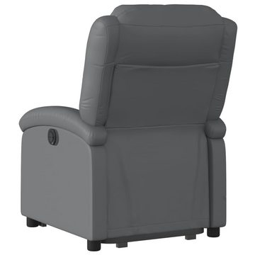 vidaXL Sessel Relaxsessel mit Aufstehhilfe Grau Kunstleder (1-St)