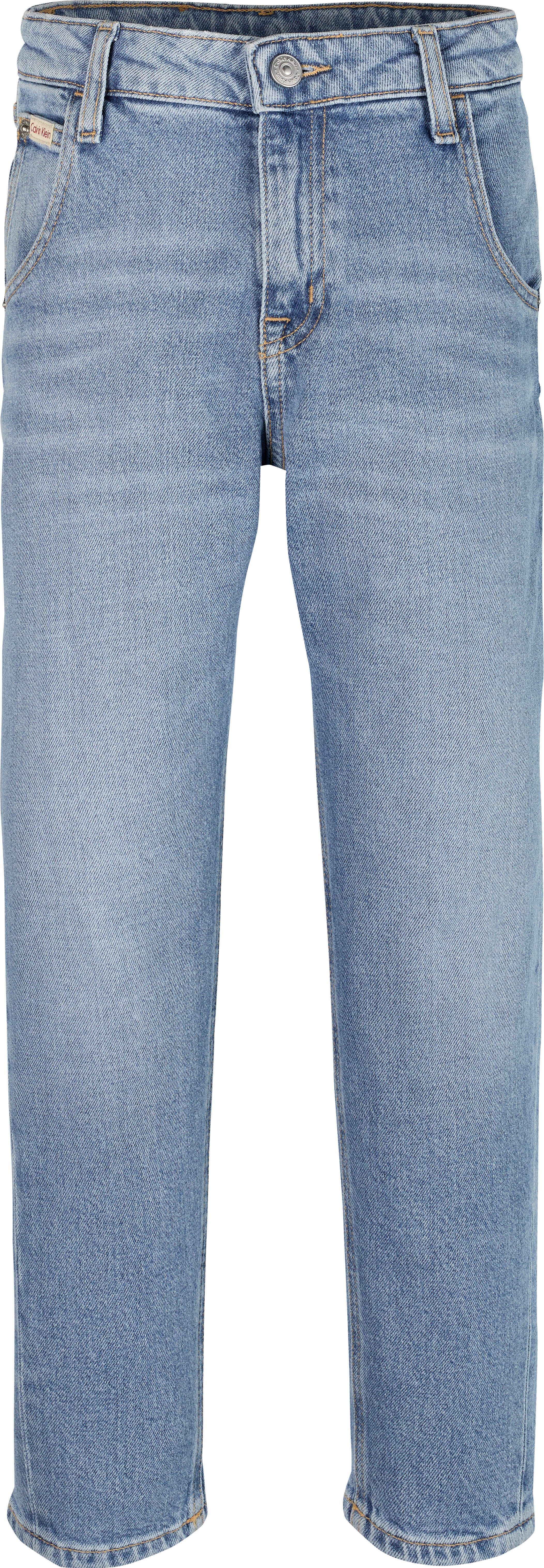 Calvin Klein Jeans Straight-Jeans BARREL CLOUDY BLUE mit Logo-Badge – Bild 2 von 3