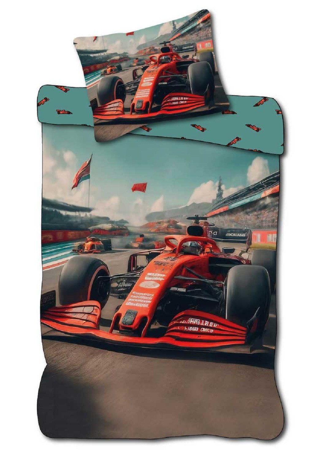 BrandMac Babybettwäsche Baby Bettwäsche Cars Rennauto günstig online kaufen