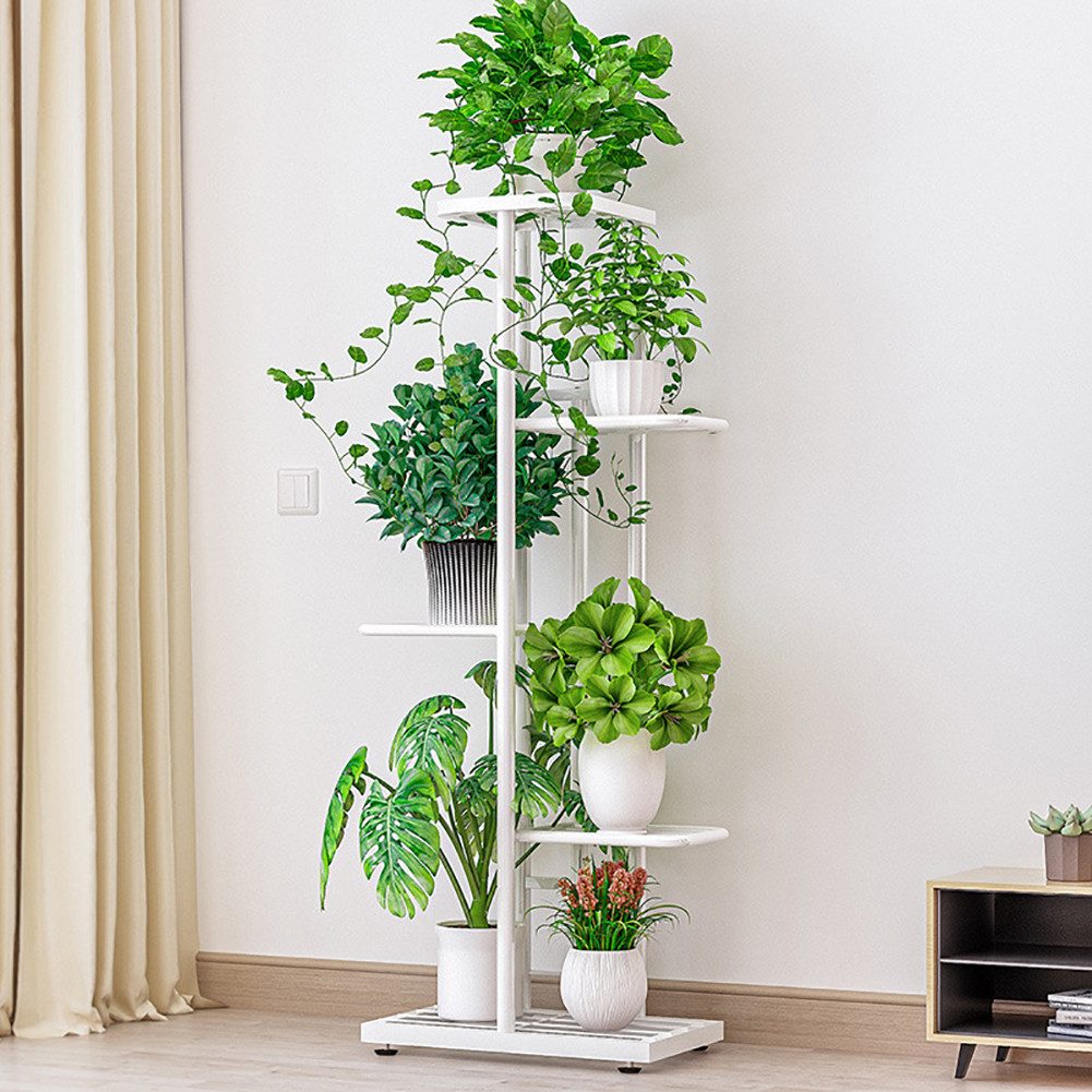 GarveeMore Blumenständer 5-stöckiger Pflanzenständer Mehrschichtiges Vintag günstig online kaufen