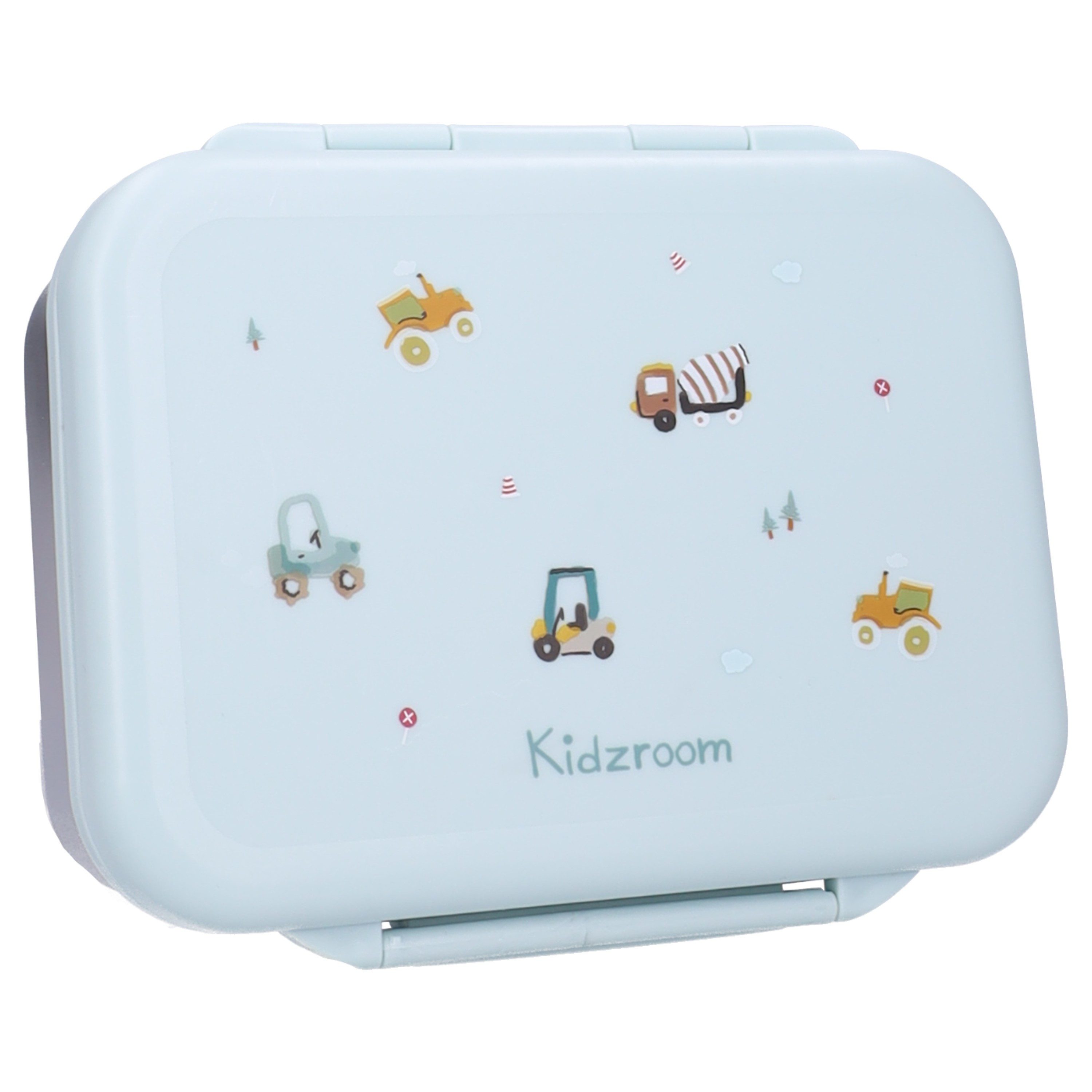 Kidzroom Lunchbox Little Story Brotdose Kinder 1,8 l Lunchbox mit Fahrzeug Motiv, Edelstahl, PP, (1-tlg) – Bild 4 von 5