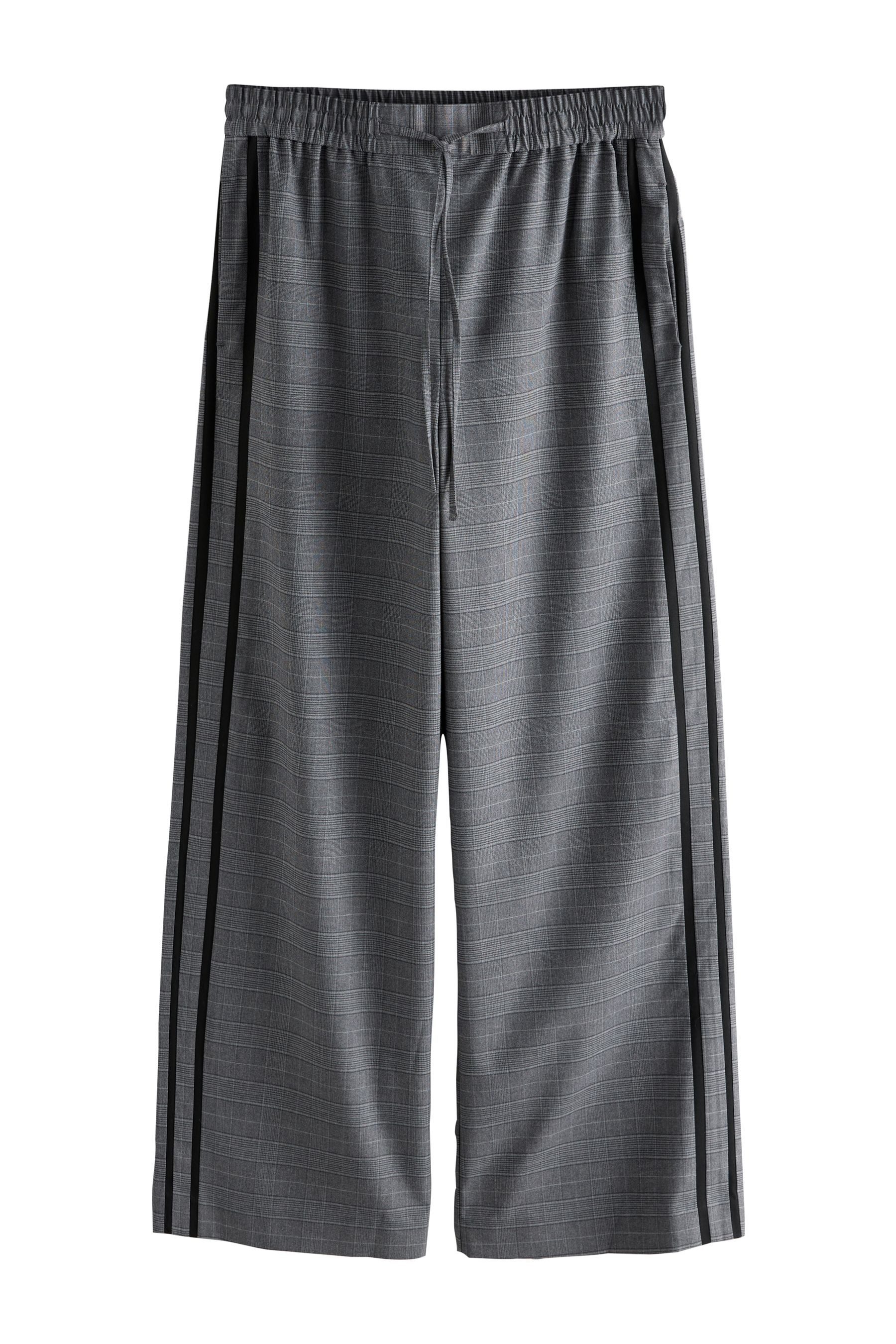 Next Palazzohose Hose mit weitem Bein und Seitenstreifen, Petite (1-tlg)