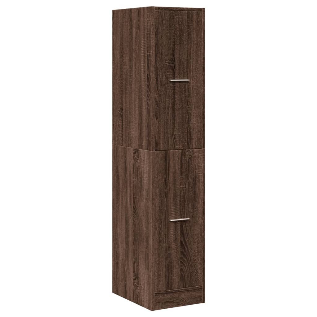 vidaXL Apothekerschrank 30 x 41 x 1445 cm Apothekerschrank Eichen-Optik 30x41x144,5 cm Spanpla