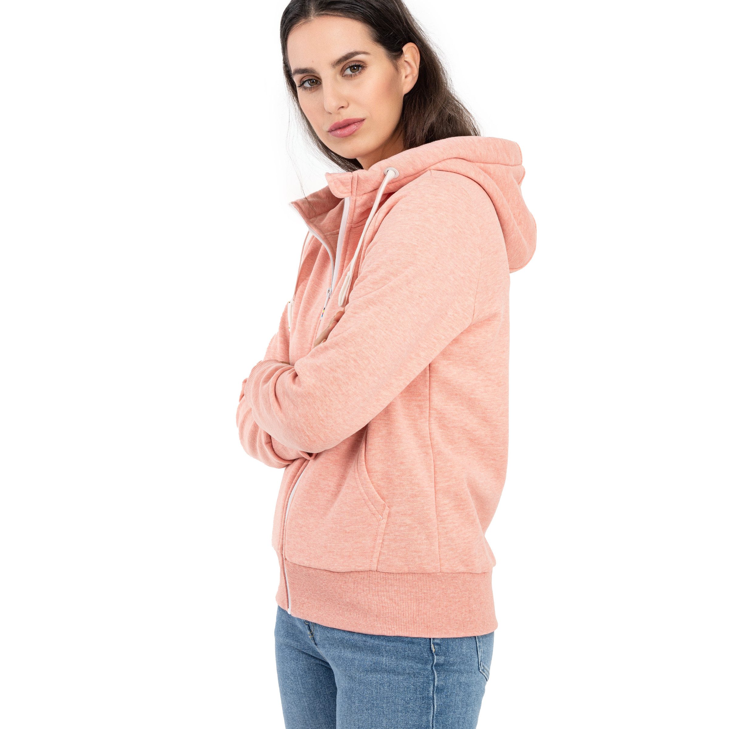 DEPROC Active Funktions-Kapuzensweatjacke FinjaDC Damen Zip-Hoodie OS mit weicher Innenseite