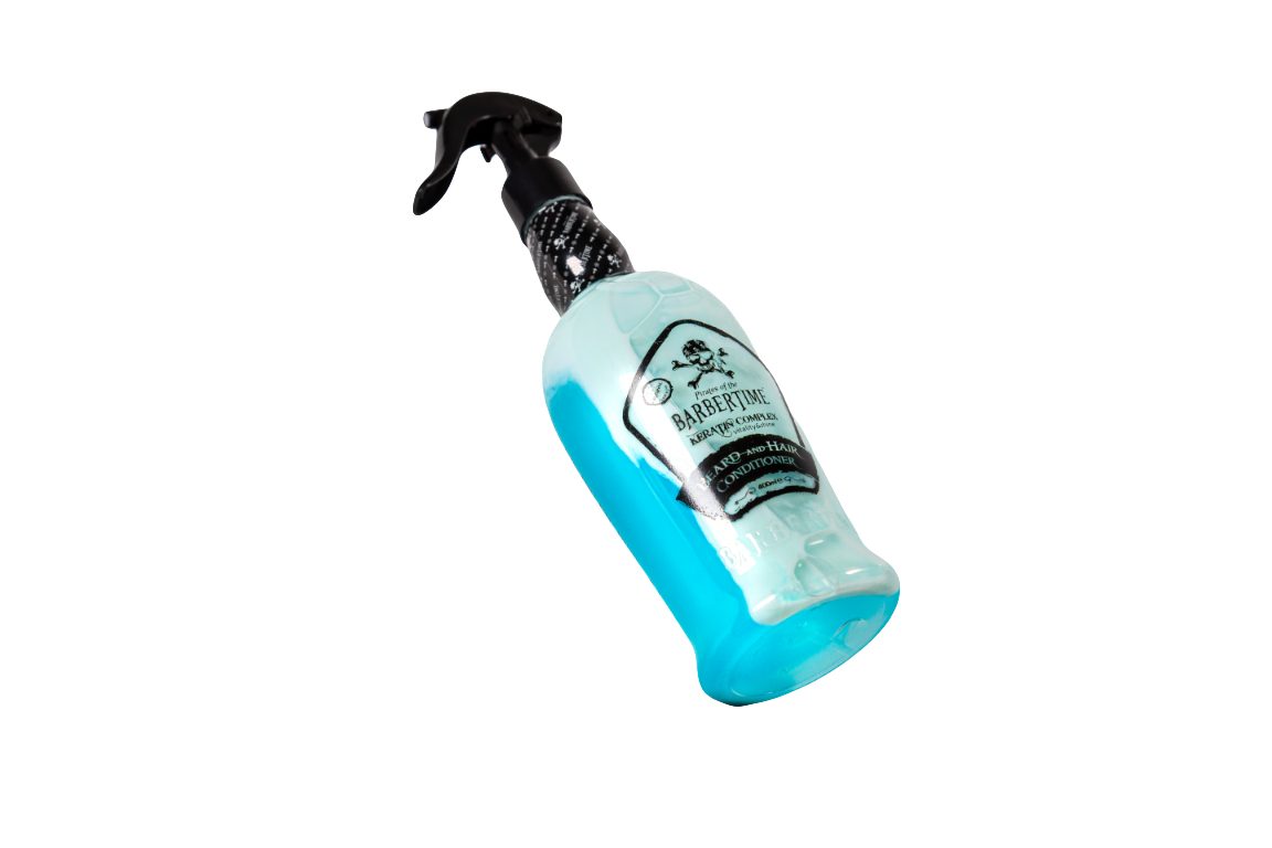 BARBERTIME Leave-in Pflege 2Phasen Leave in Conditioner für Haare & Bart 400ml Keratin Complex, 1-tlg.