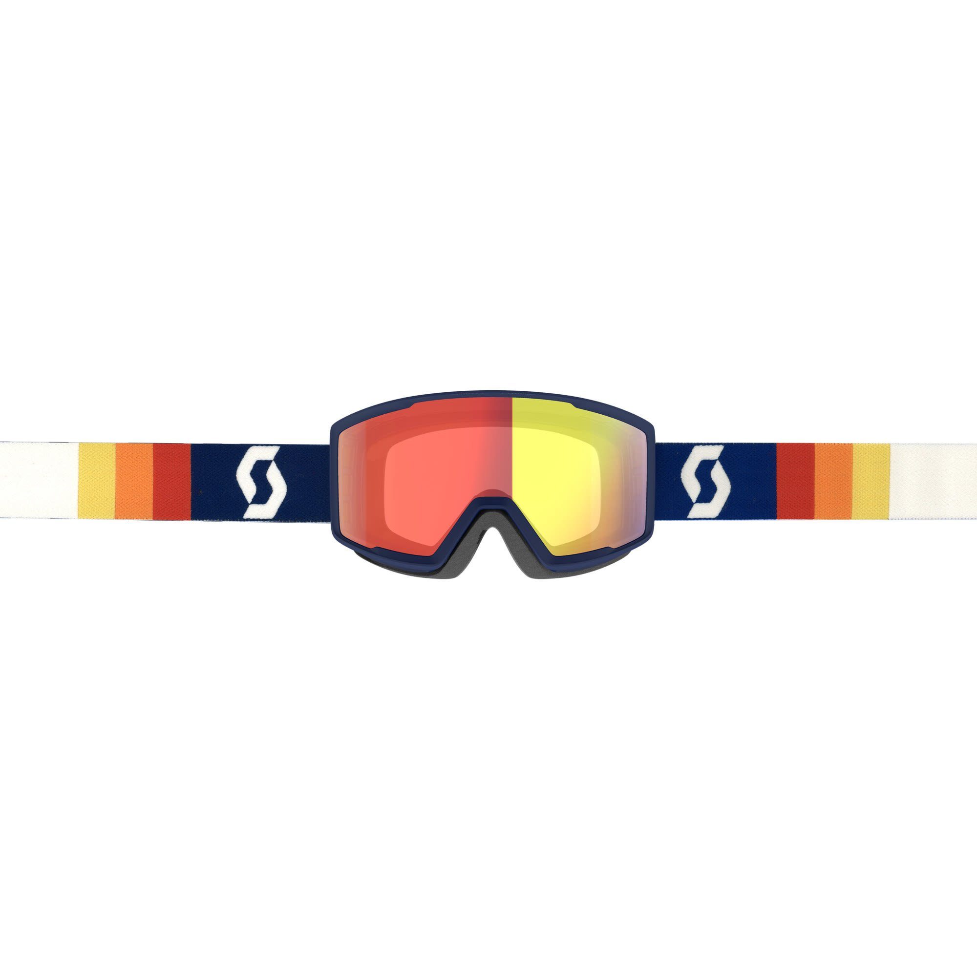 Scott Chrome Blue Scott Enhancer Skibrille Accessoires Goggle Retro - Factor Red Pro