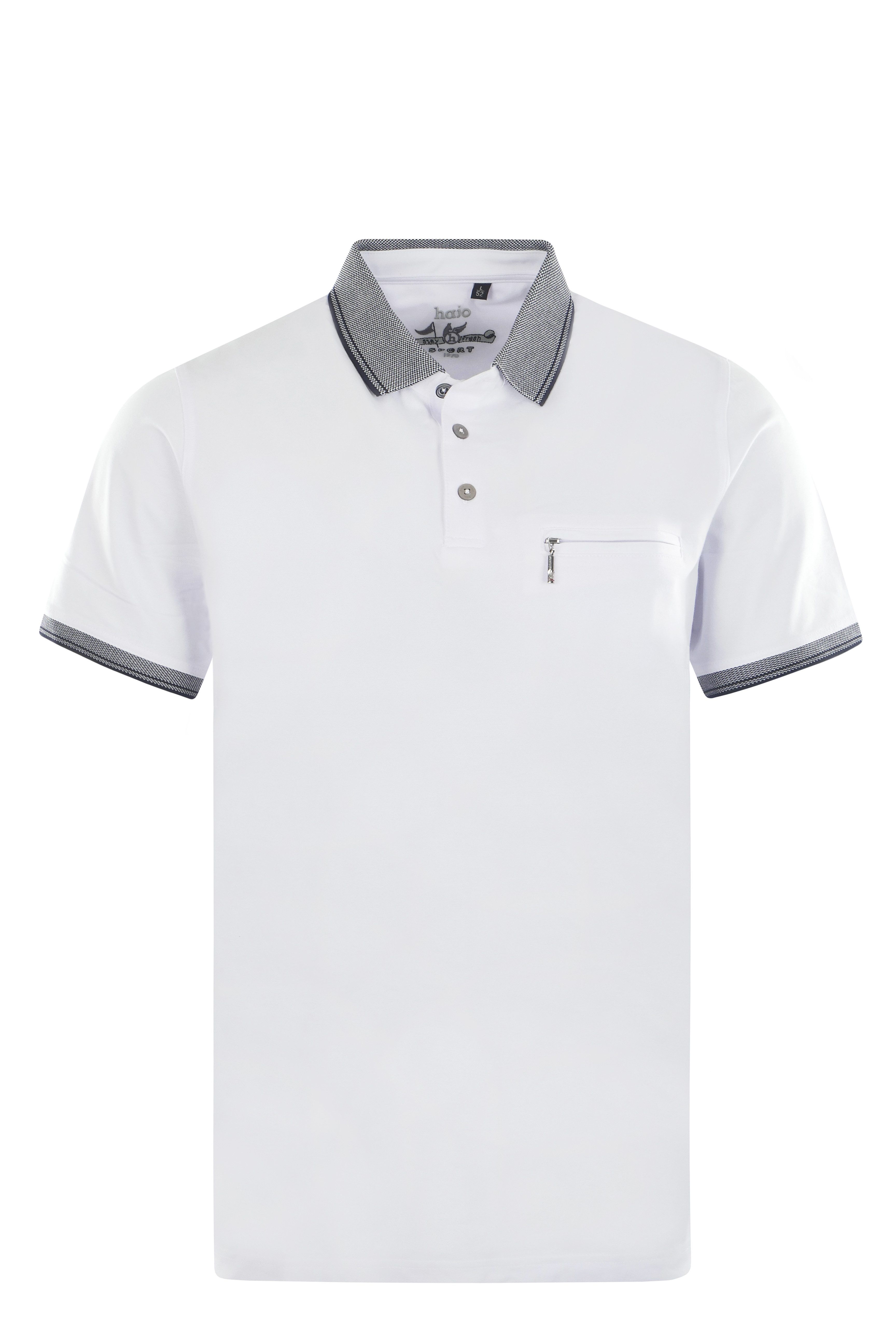 Hajo Poloshirt Piqué-Poloshirt mit Kontrastdetails günstig online kaufen