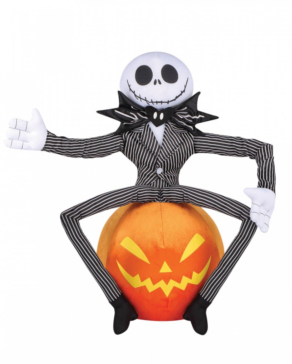 Horror-Shop Dekofigur Jack Skellington Halloween Greeter als Halloween D