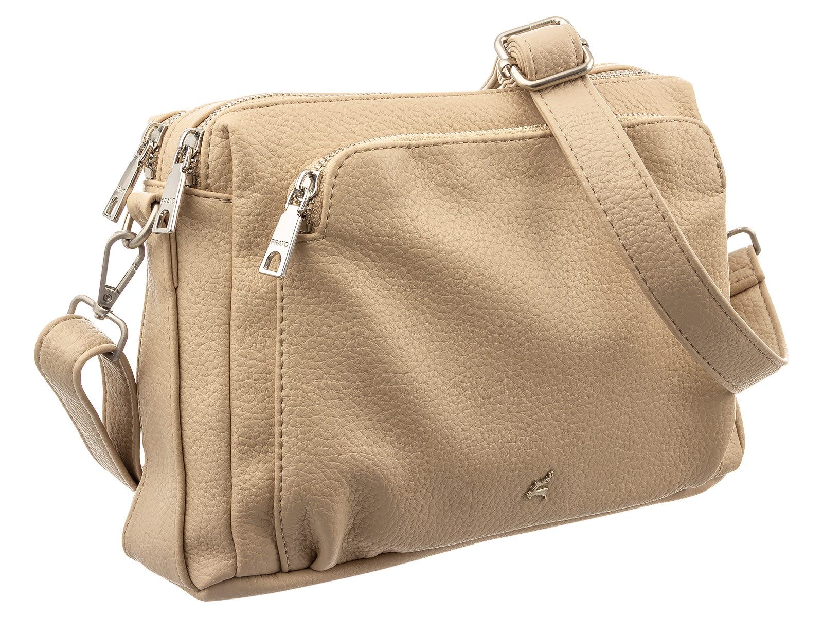 Prato Umhängetasche S950-G LM Joyce Umhängetasche genarbtes PU (Stück, 1-tlg., 1), genarpte Optik
