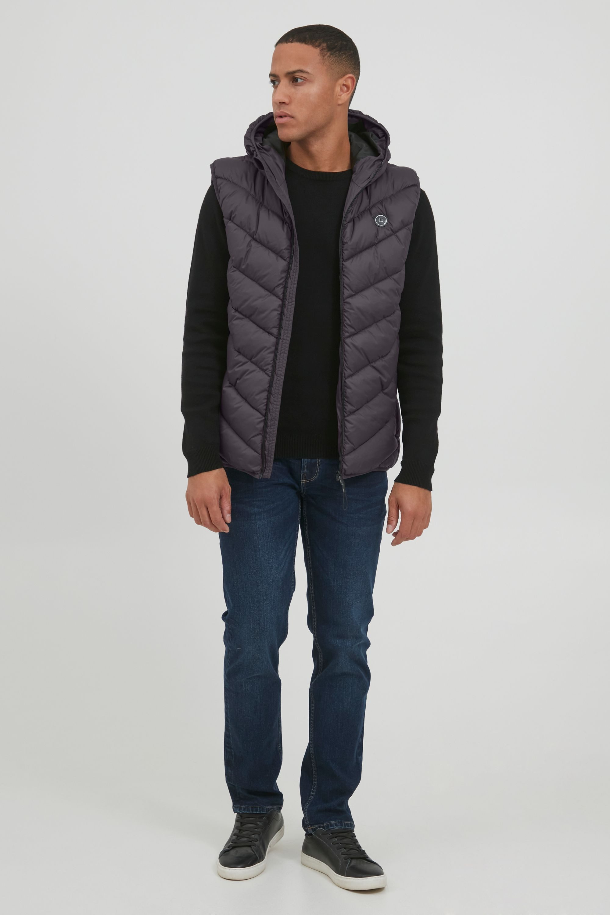 11 Project Steppweste PRFiepko Steppweste mit Kapuze