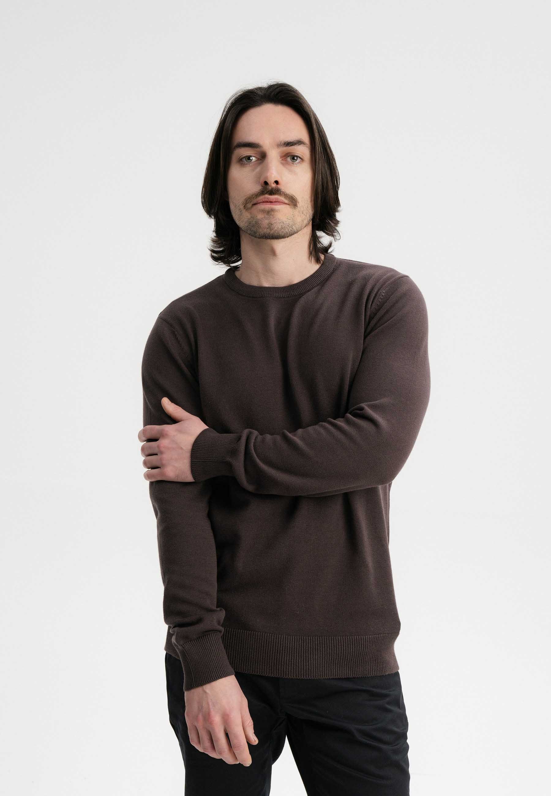 MELA Strickpullover Feinstrick Pullover Style HIMAL clean