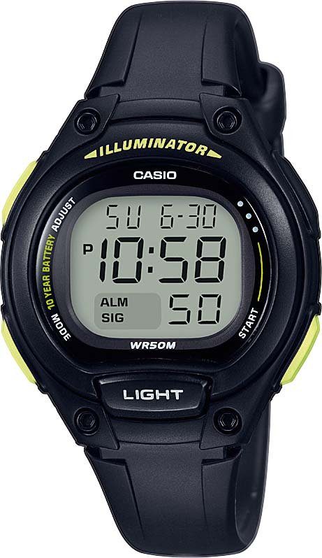 Casio Collection Chronograph LW-203-1BVEF, Quarzuhr, Armbanduhr,Mädchen,Jungen,digital,ideal auch als Geschenk