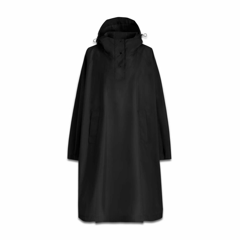 Regenponcho mini maxi raincoat black