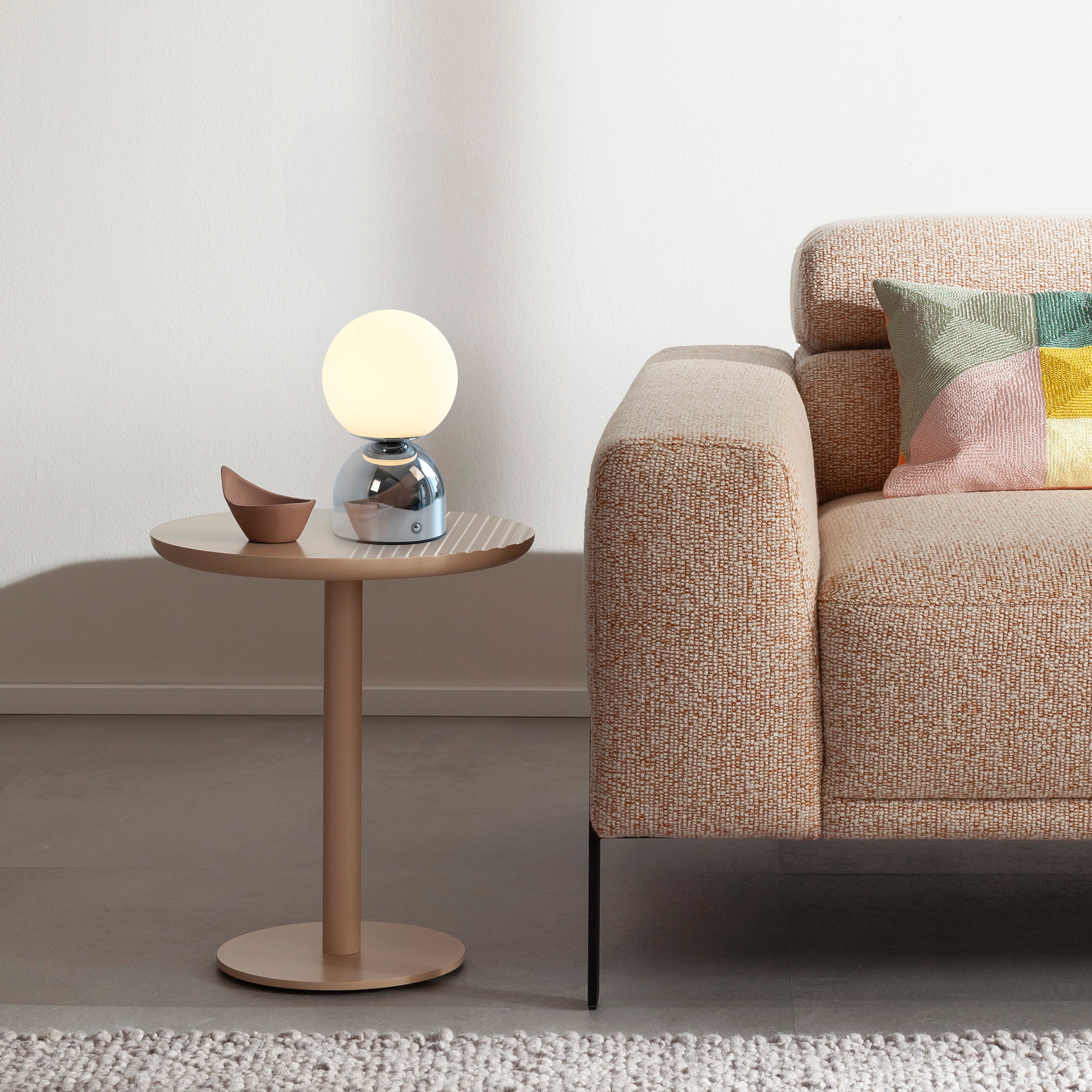 SCHÖNER WOHNEN-Kollektion LED Tischleuchte RUDI, Farbsteuerung, LED fest integriert, warmweiß - kaltweiß, SCHÖNER WOHNEN Kollektion, CCT 3000-6000K, Touchdimmer, Memoryfunktion