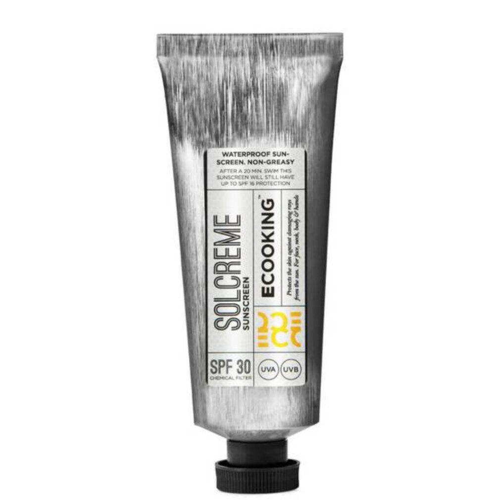 Ecooking Sonnenschutzcreme, Sonnenschutz, Sonnenschutzcreme, für das Gesicht, SPF 30, 50ml