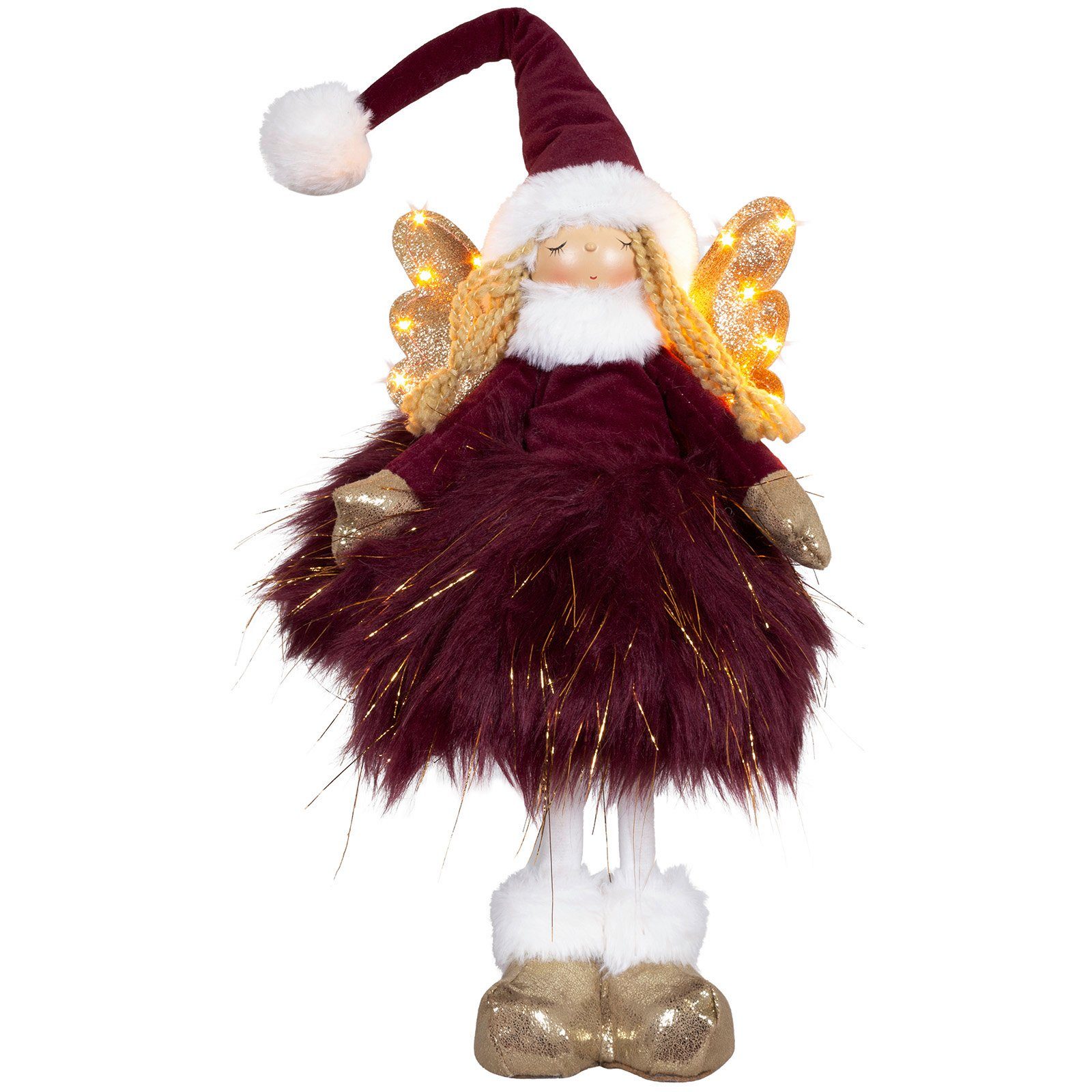 Christmas Paradise Weihnachtsfigur Engel 38cm (52cm) mit LED, stehend (Deko günstig online kaufen