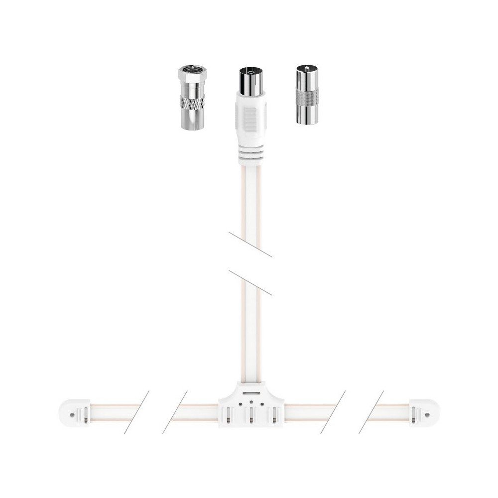 Hama Hama DAB+ Wurfantenne 1,75m weiß - digitale Antenne Wurfantenne (Ja), Digitaler Empfang für DAB und DAB+
