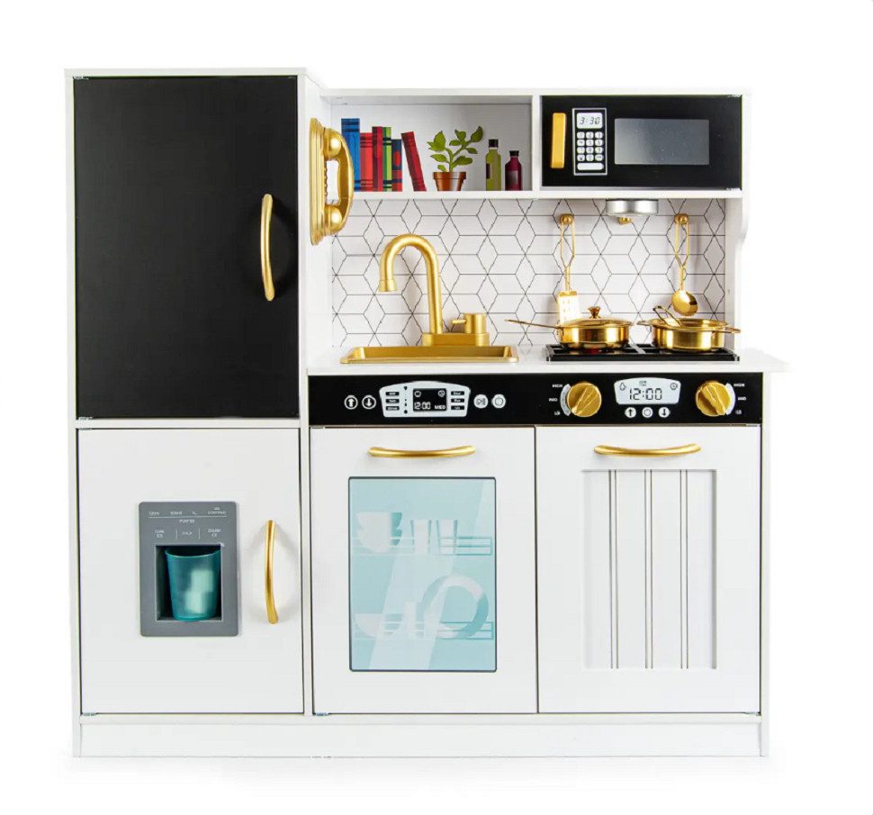 COIL Spielküche Holzküche, Kinderspielküche, Küche mit Zubehör, Große Küche günstig online kaufen